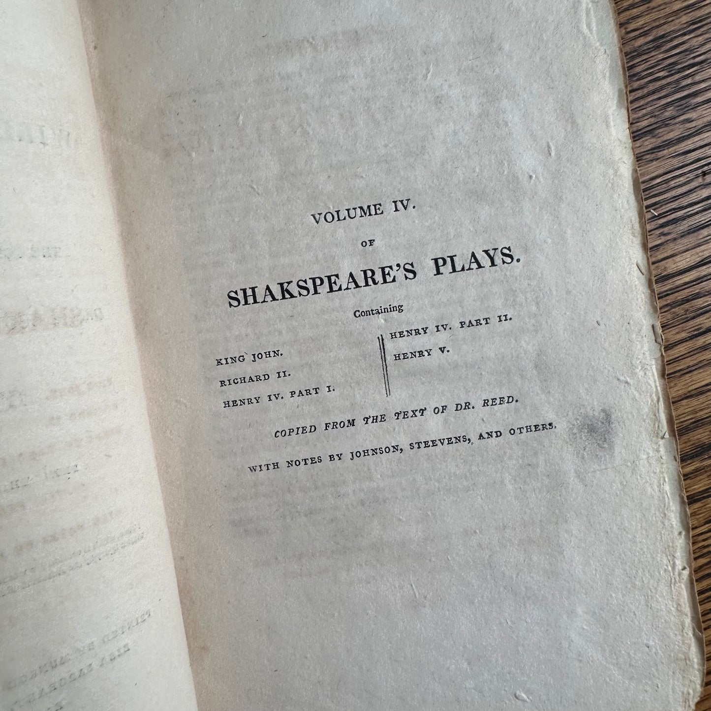 1810-1812 Complete Set of 9 Vols: The Plays of William Shakspeare