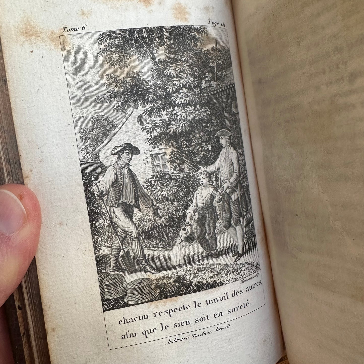 Œuvres de J.-J. Rousseau — Antique 1819 Paris Edition, Collected Works with Engravings - 16 of 20 Volumes