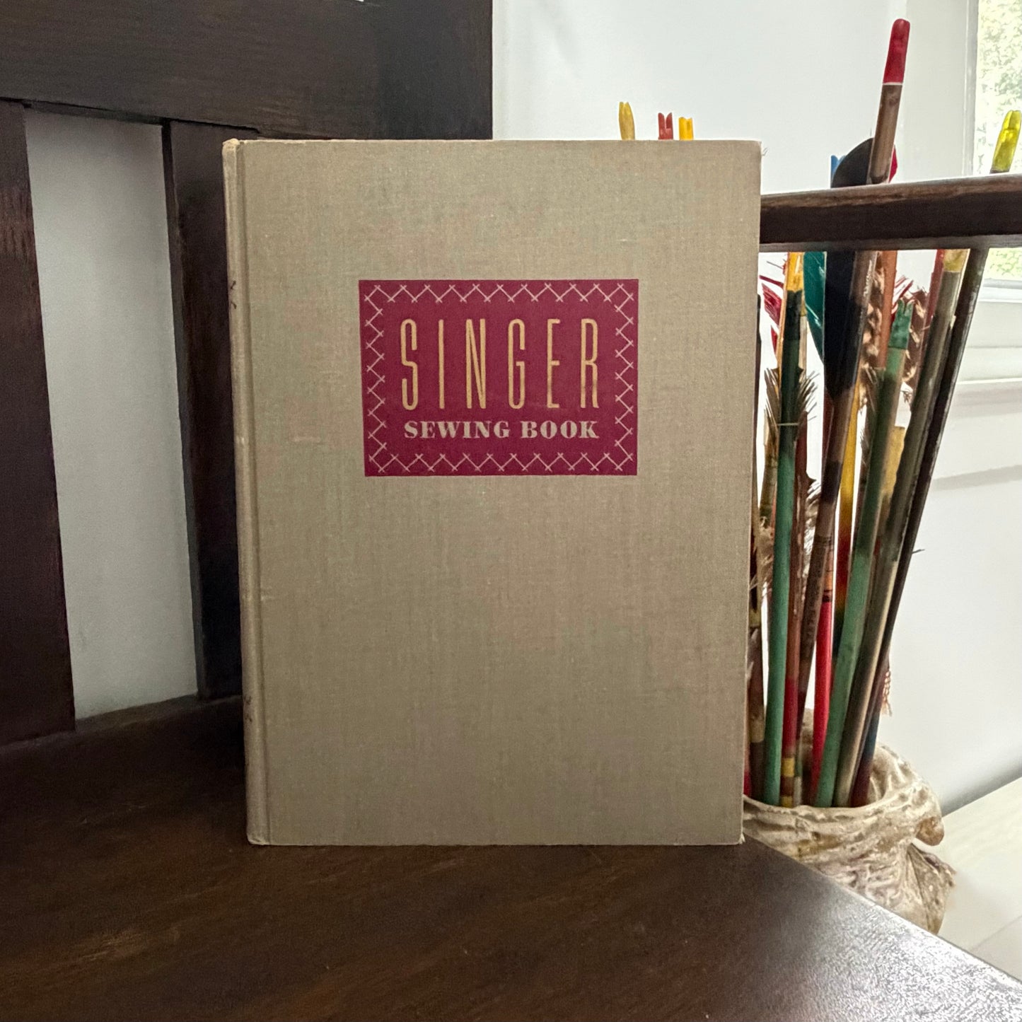 Singer Sewing Book by Mary Brooks Picken - 1951 Vintage Sewing Guide from Singer Sewing Machine Company - Illustrated Hardcover