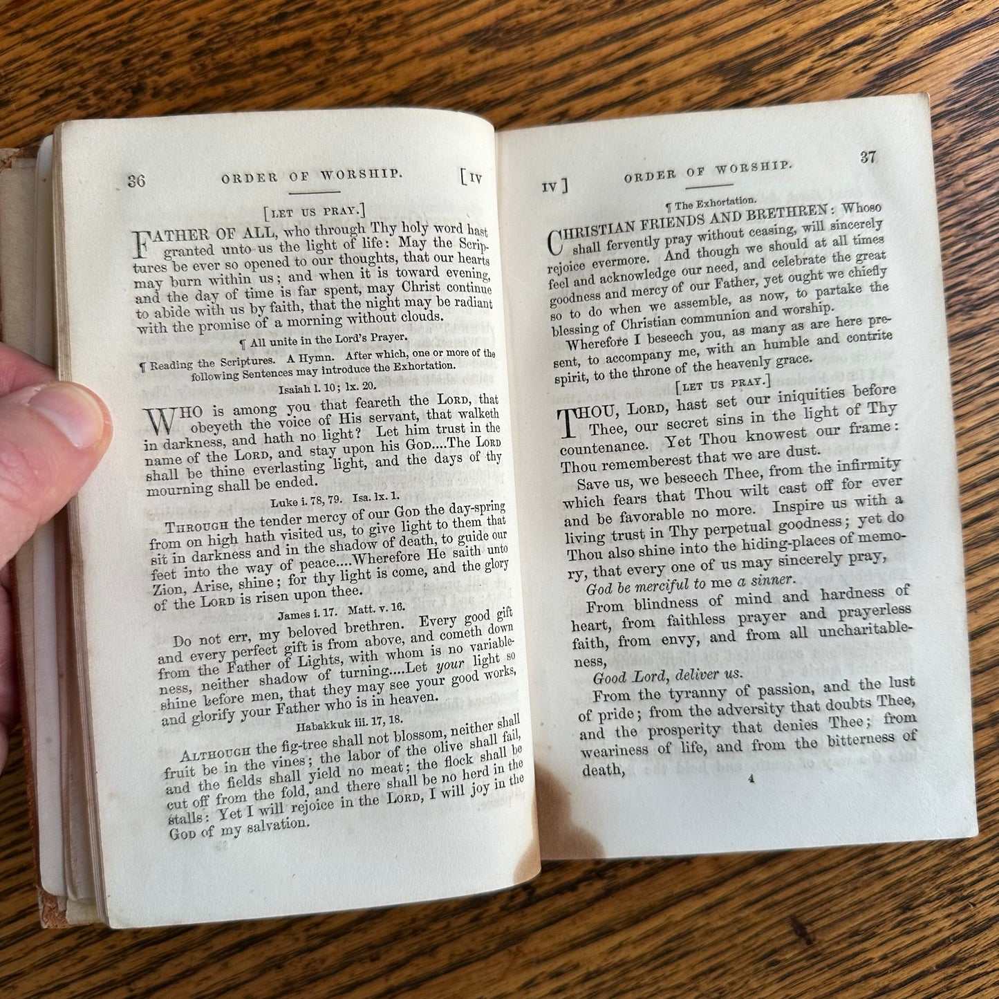 A Collection of 5 Leather-Bound 19th Century Books of Religion