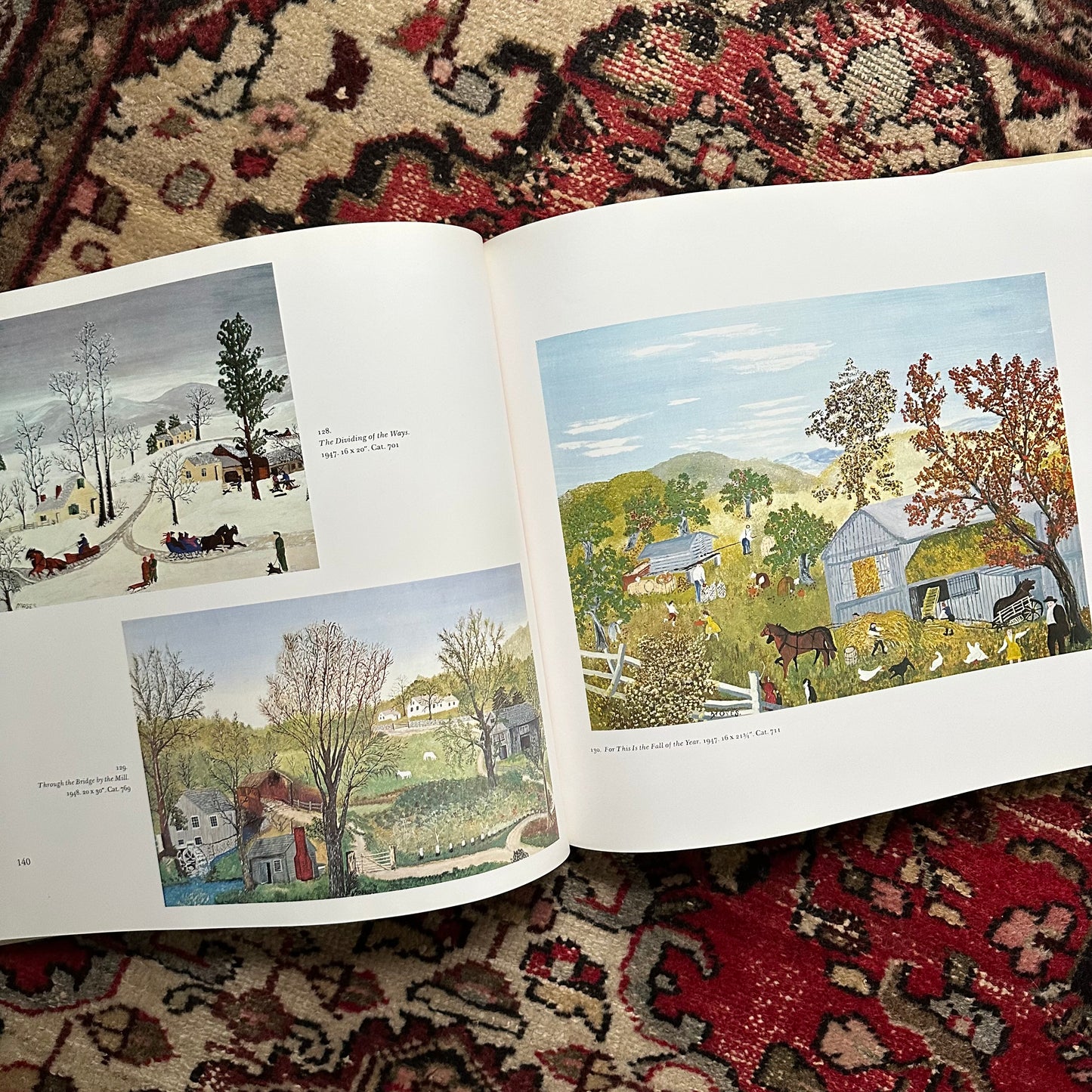 Otto Kallir’s Giant, Vintage Book of Grandma Moses’ Art!