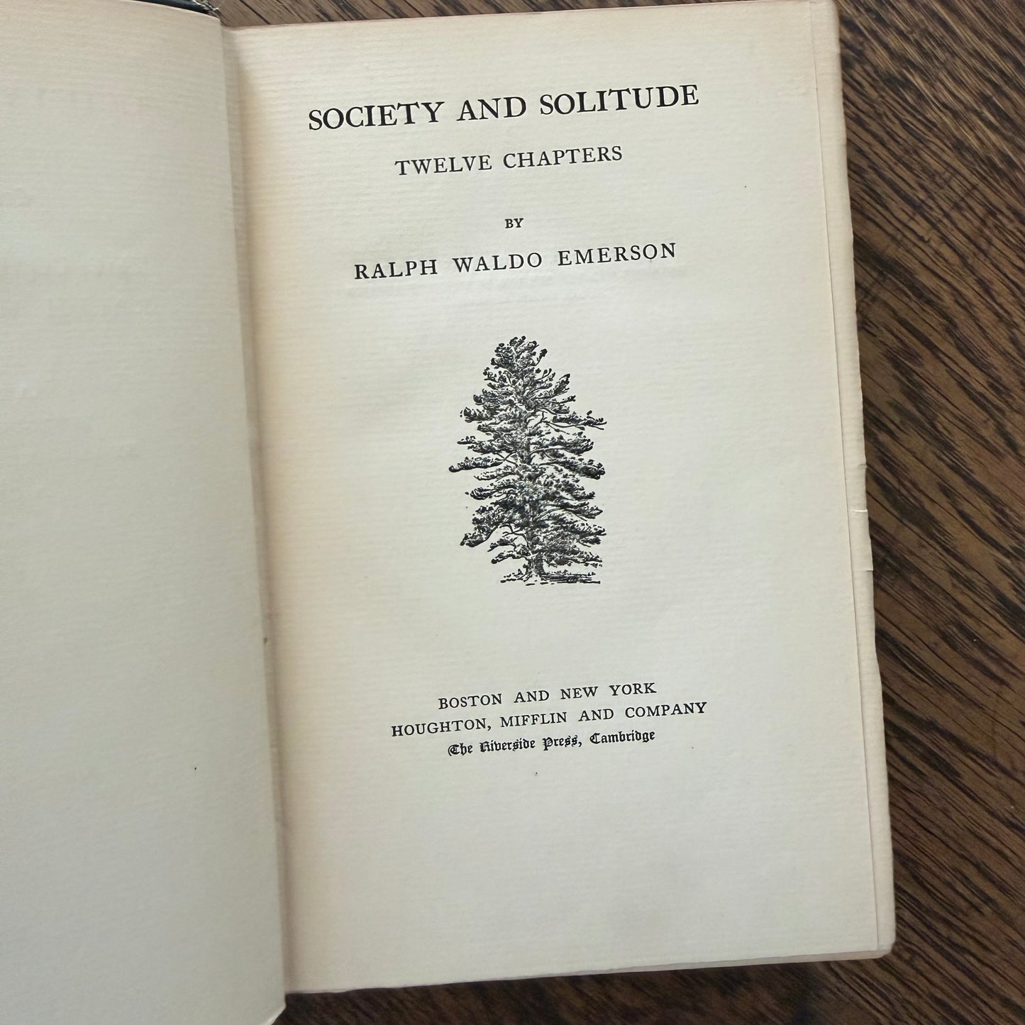 The Complete Works of Ralph Waldo Emerson Volumes 6 & 7 | Houghton Mifflin 1904 | Conduct of Life | Society and Solitude | Antique Book Set