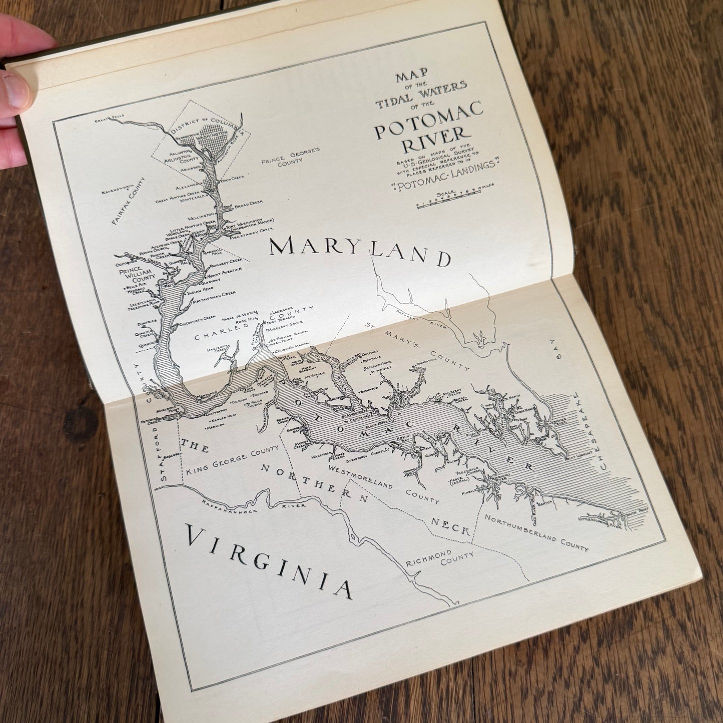 Potomac Landings 1932 Paul Wilstach | Bobbs-Merrill Illustrated River History Book Roger B. Whitman Photographs Washington DC Americana