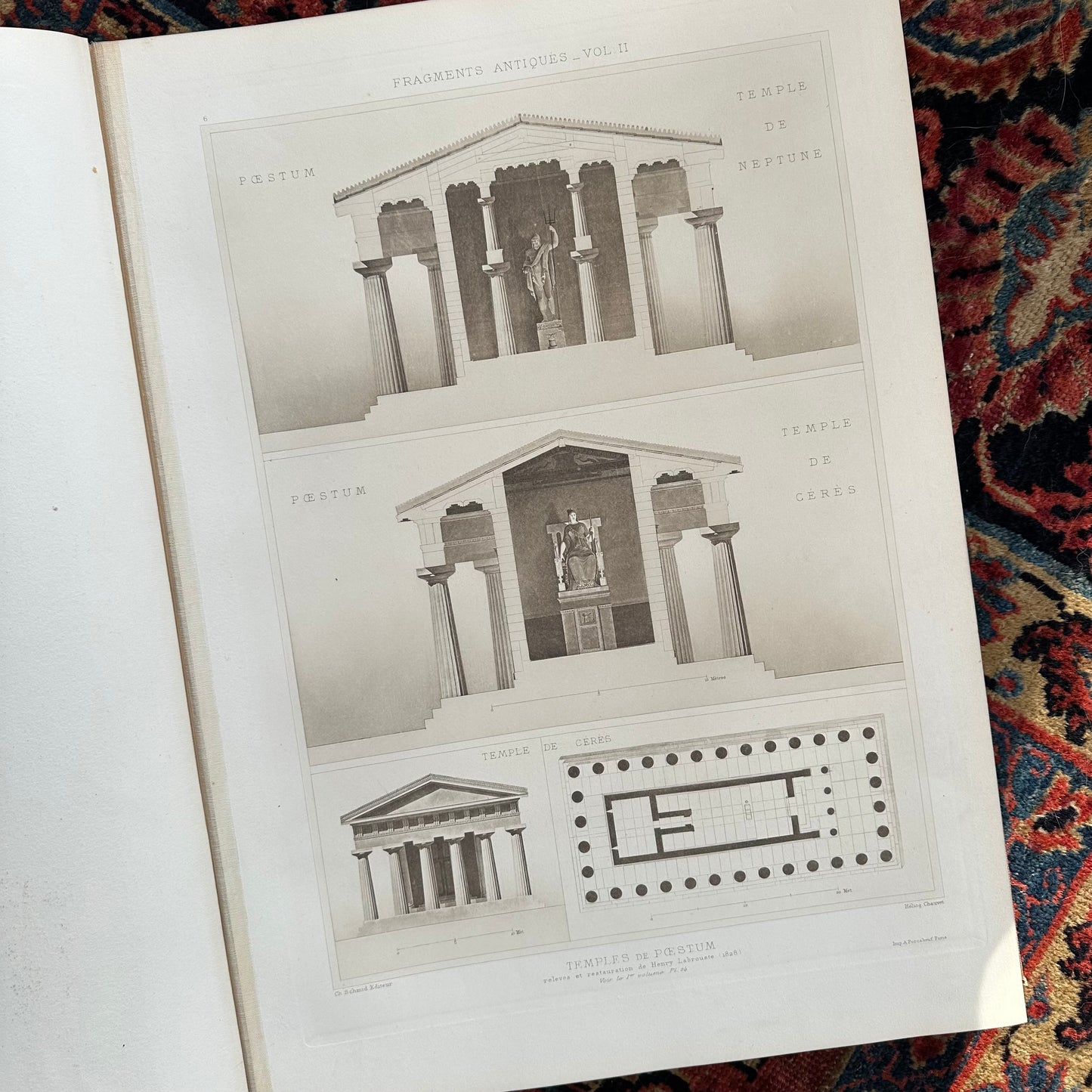 Fragments D’Architecture Antique - 2 Vol. Set - 1897 & 1905