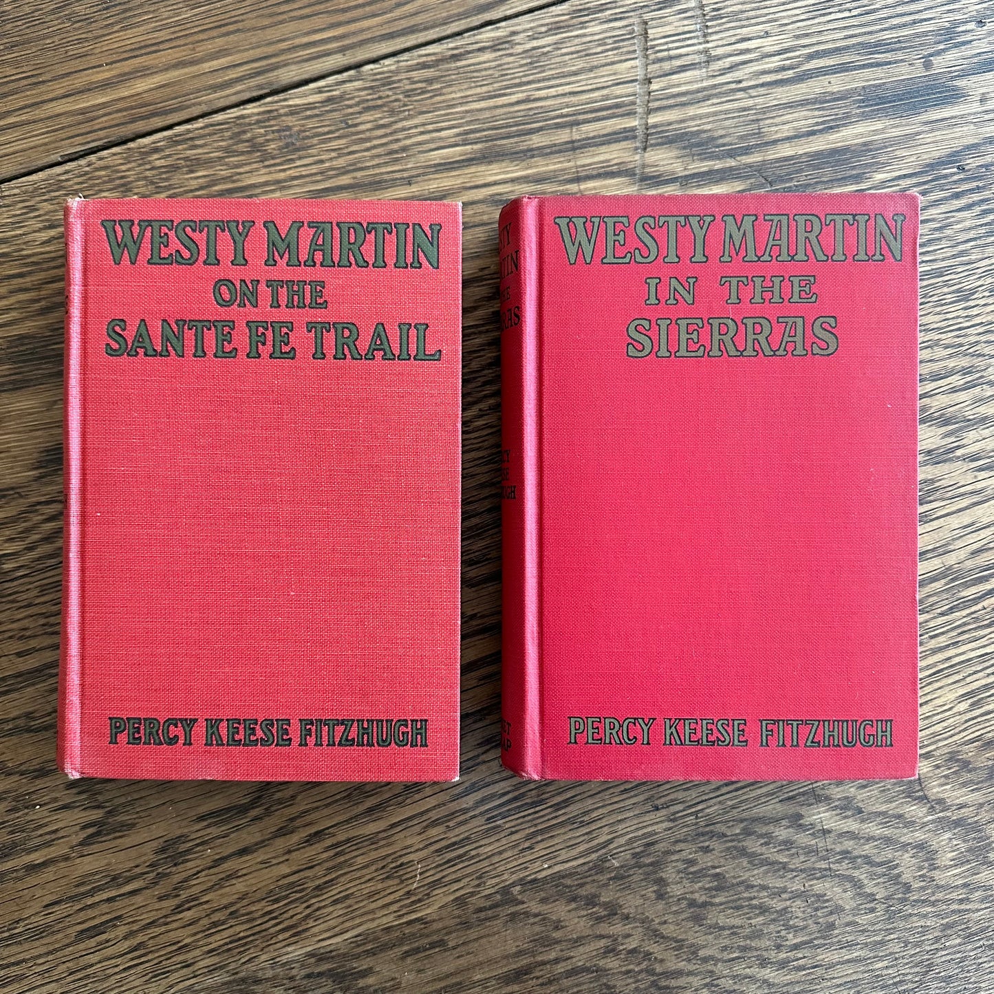 Set of 2 Westy Martin Books for Boys from the 20s and 30s!