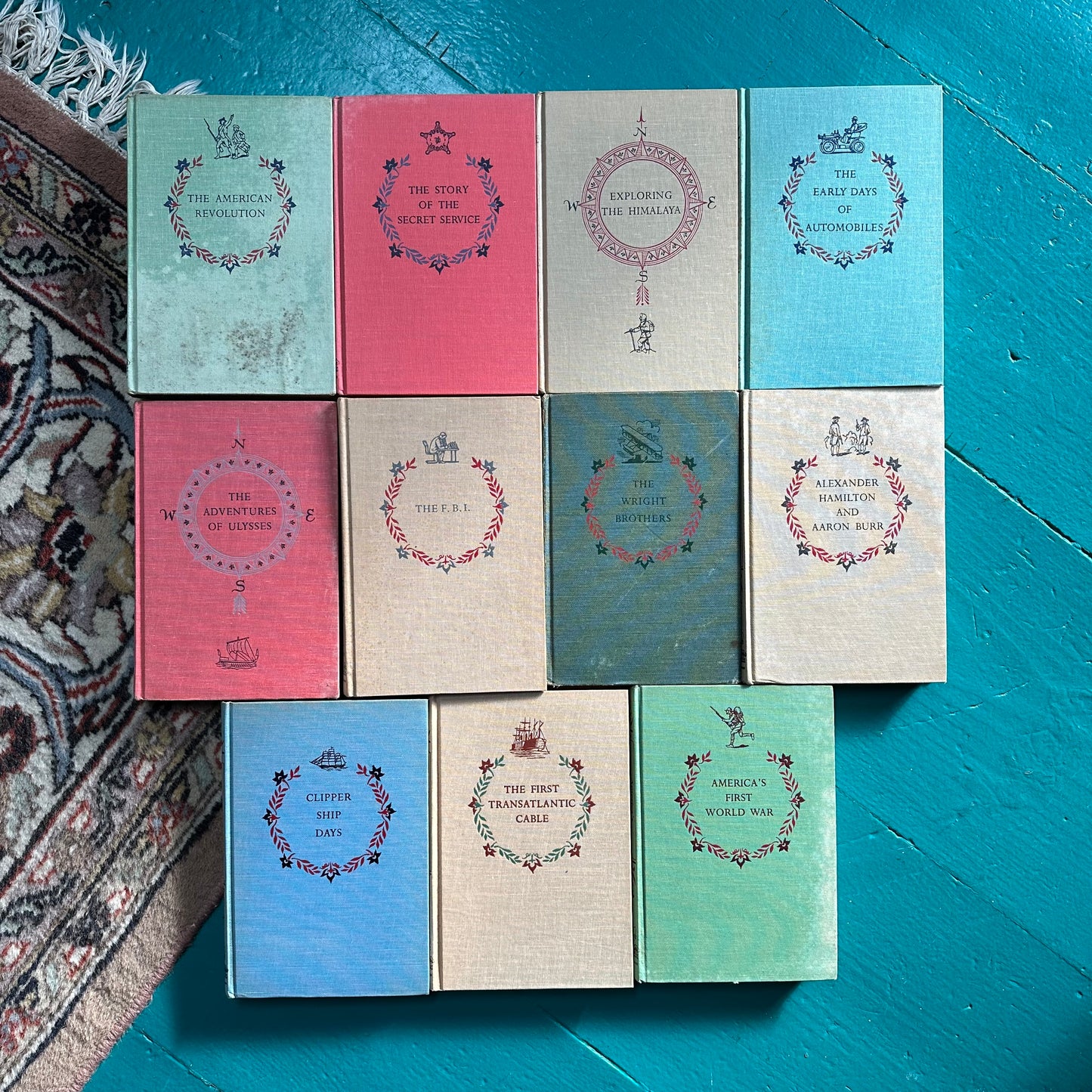 A Set of 11 Vintage Landmark Series Books!