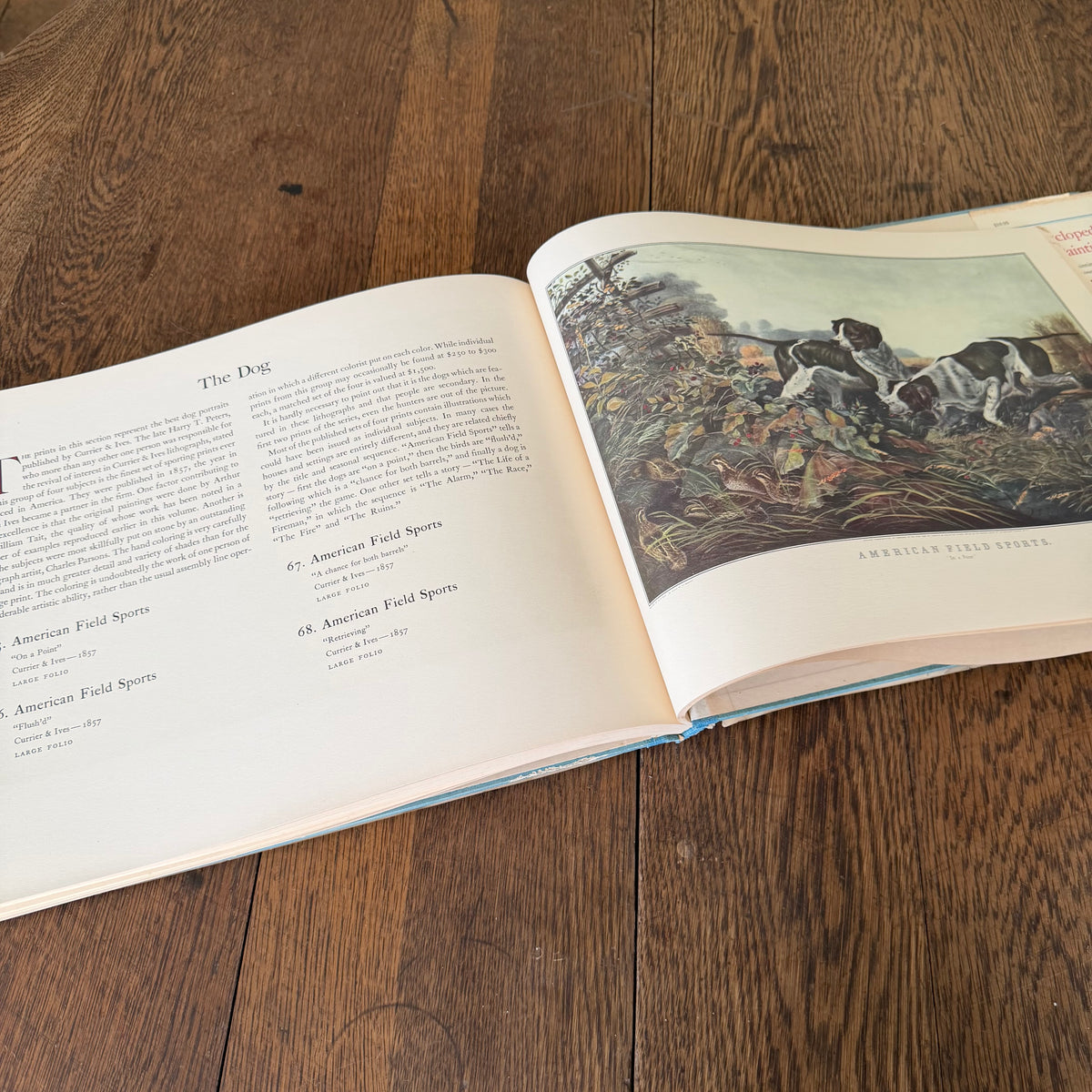 A Currier & Ives Treasury 1955 Colin Simkin | 80 Full Color Prints Americana Art Book Oversized 12x16 Vintage Coffee Table Book Independence Day Decor