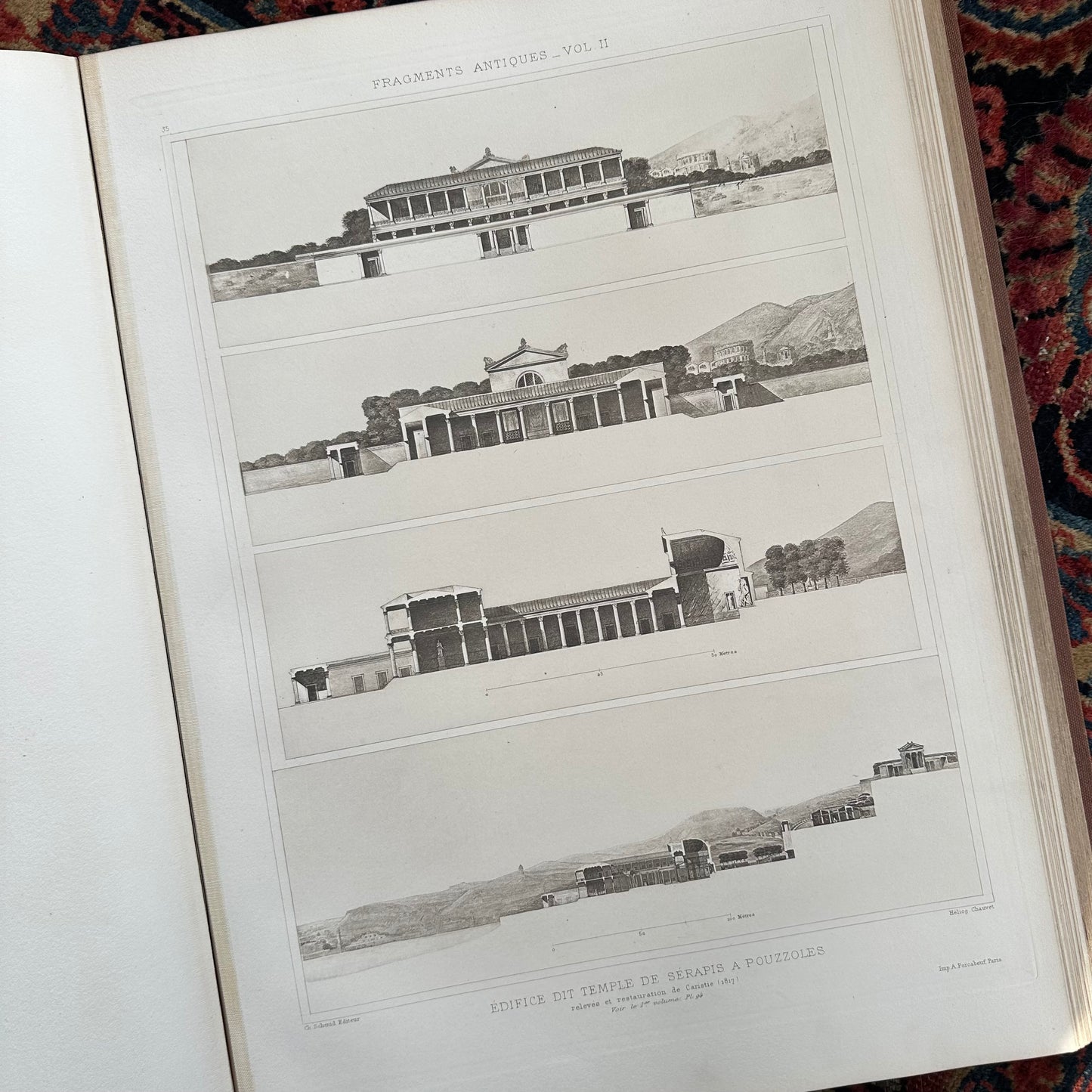 Fragments D’Architecture Antique - 2 Vol. Set - 1897 & 1905