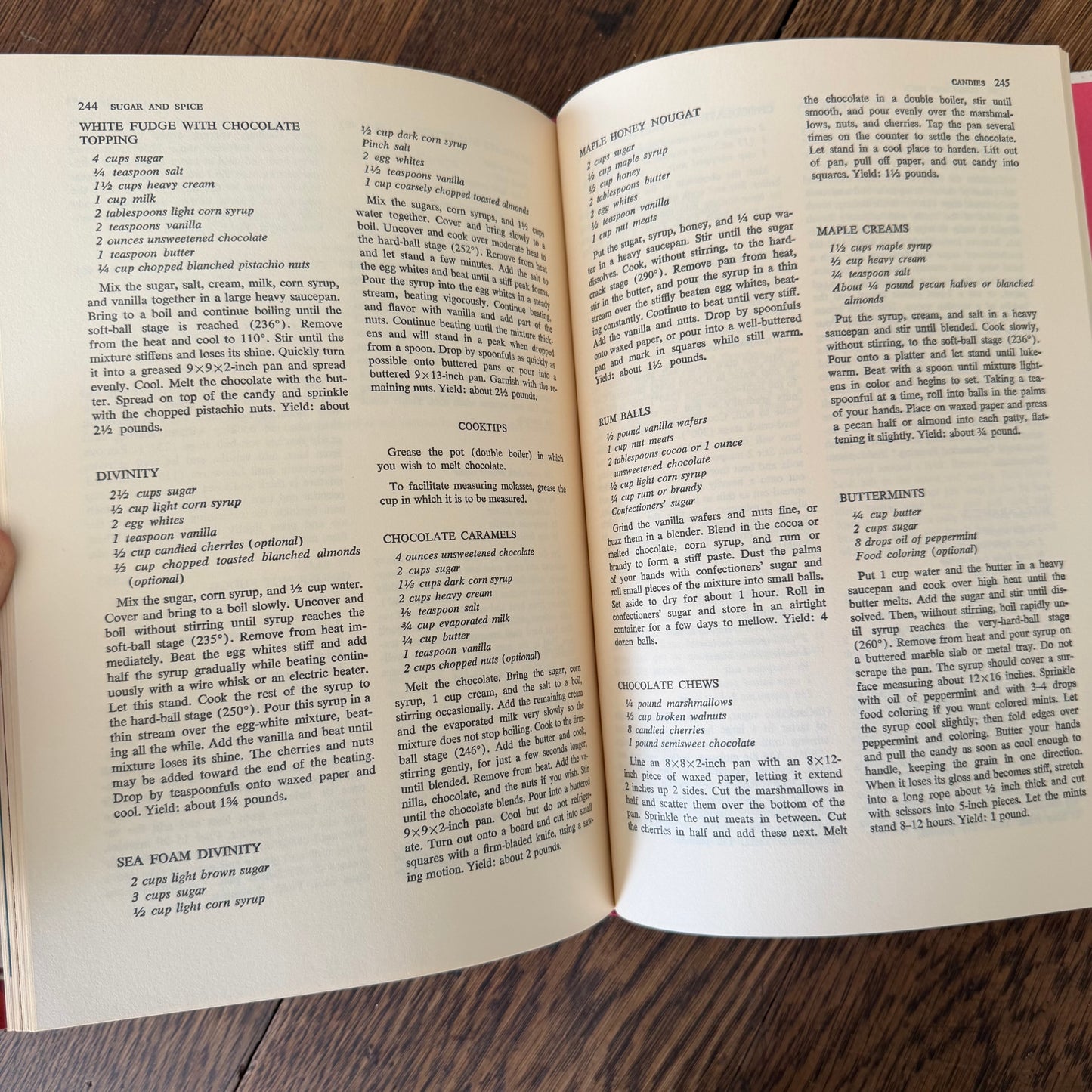 Vintage Ladies Home Journal Cookbooks - Set of 2 - Edited by Carol Truax, 1963 & 1964, Mid Century Recipes, Dessert Cookbook, Doubleday & Co.