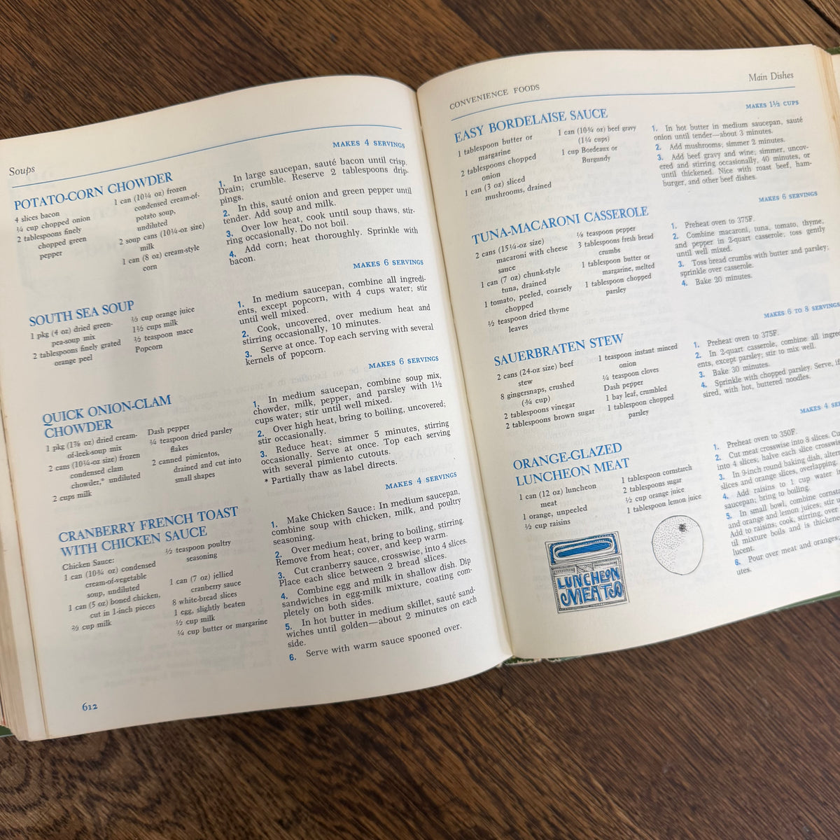 McCall’s Cook Book, 1963 10th Printing, Random House, Vintage Mid-Century, 786 Illustrated Pages
