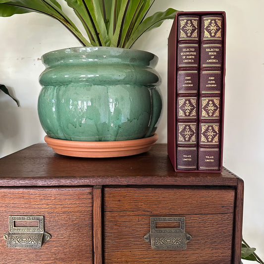 Set of 2 Slipcovered Volair Limited Editions of John James Audubon’s Classics - 1977