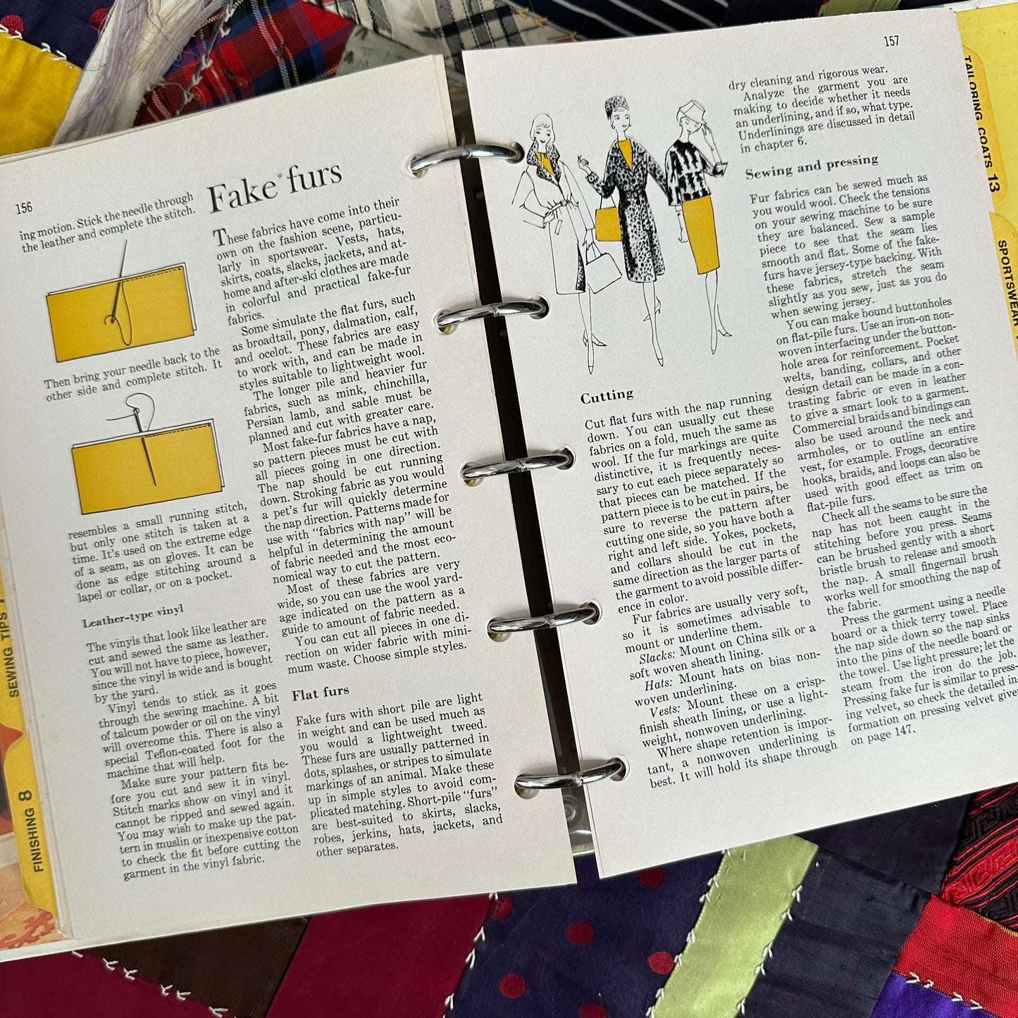 The 1970 Better Homes and Gardens Sewing Book Binder