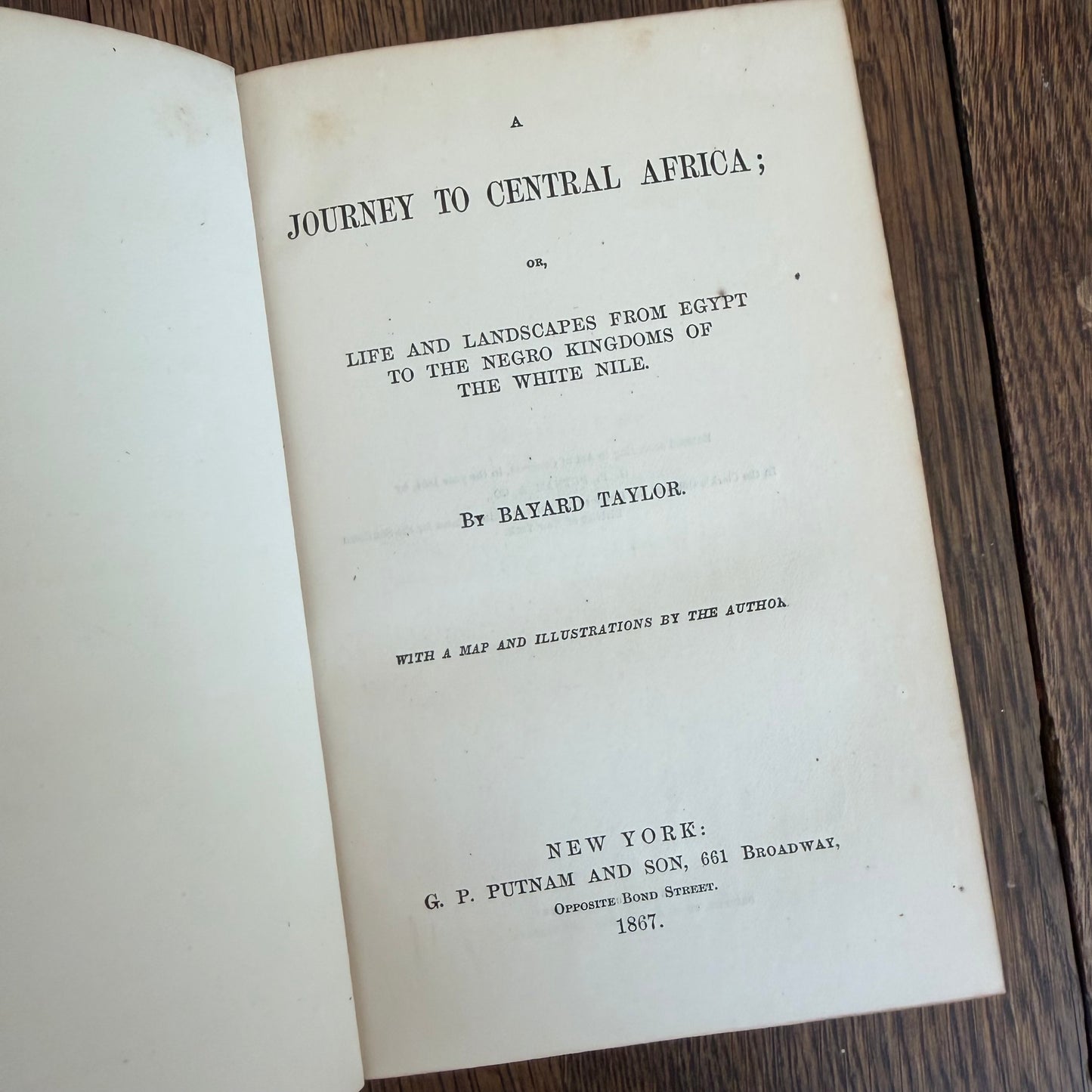 19th Century World Travel!  Prose Writings of Bayard Taylor - Set of 5, 1865-1868, G P Putnam New York, Antique Books, Half Leather, Marbled Edges