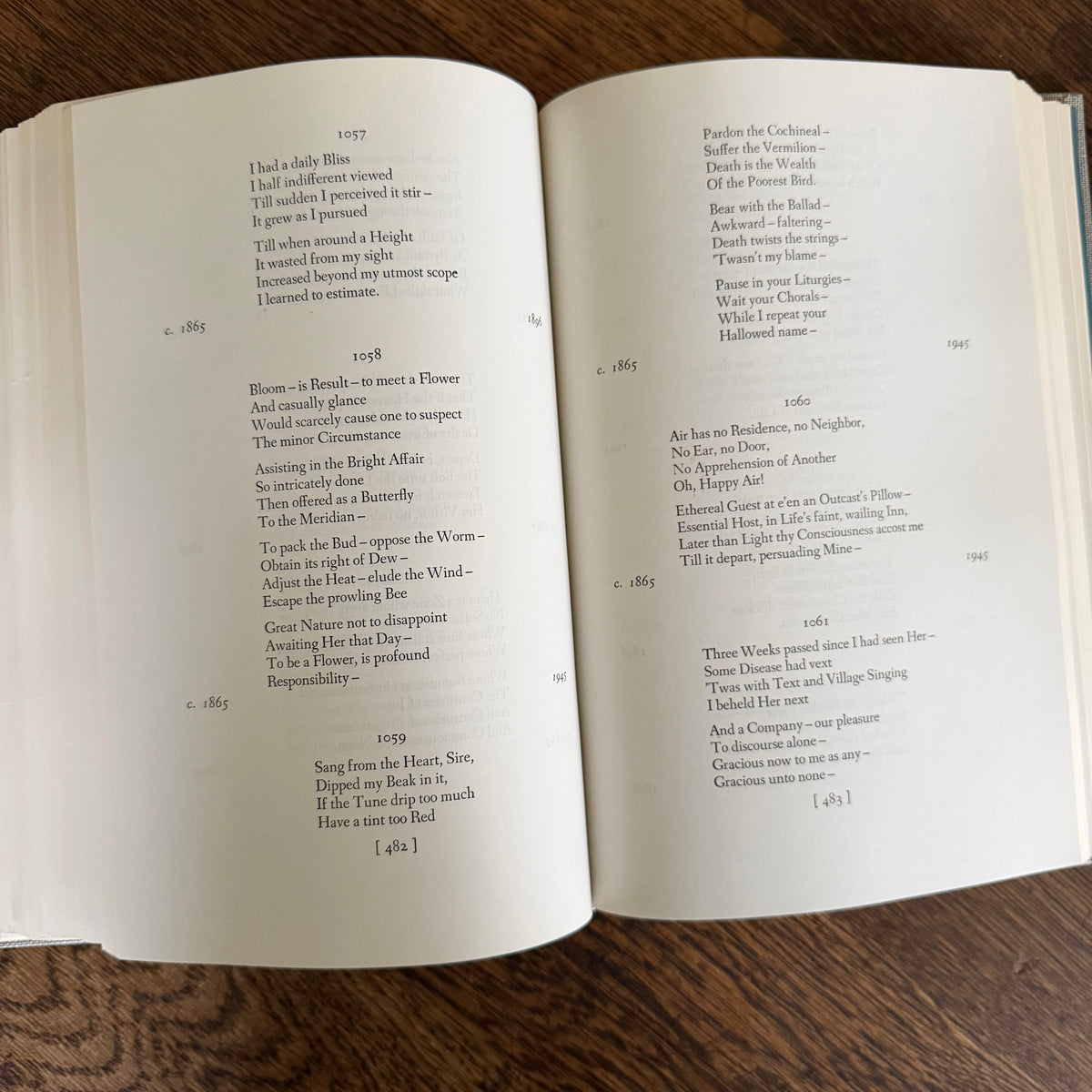 The Complete Poems of Emily Dickinson, Edited by Thomas H. Johnson, 1960 - Little Brown, 1,775 Poems