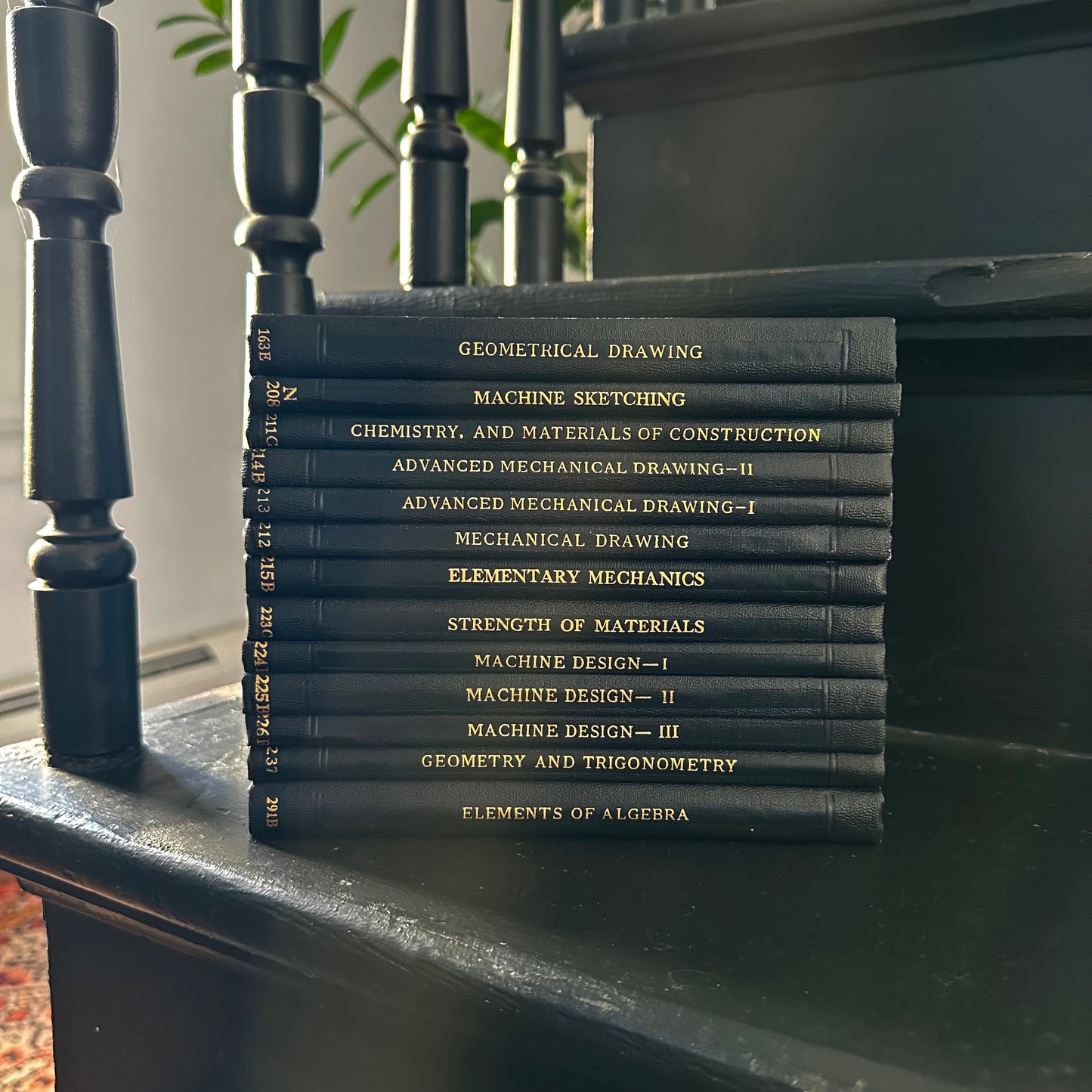 A Set of 13 Vintage Math & Mechanics Textbooks from the International Textbook Co. - 1928-45