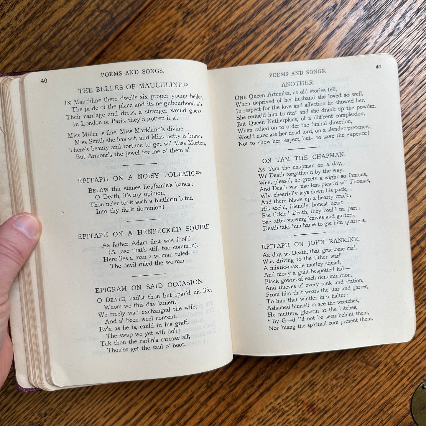 Collection of 6 Antique Leather-bound Softcover Books