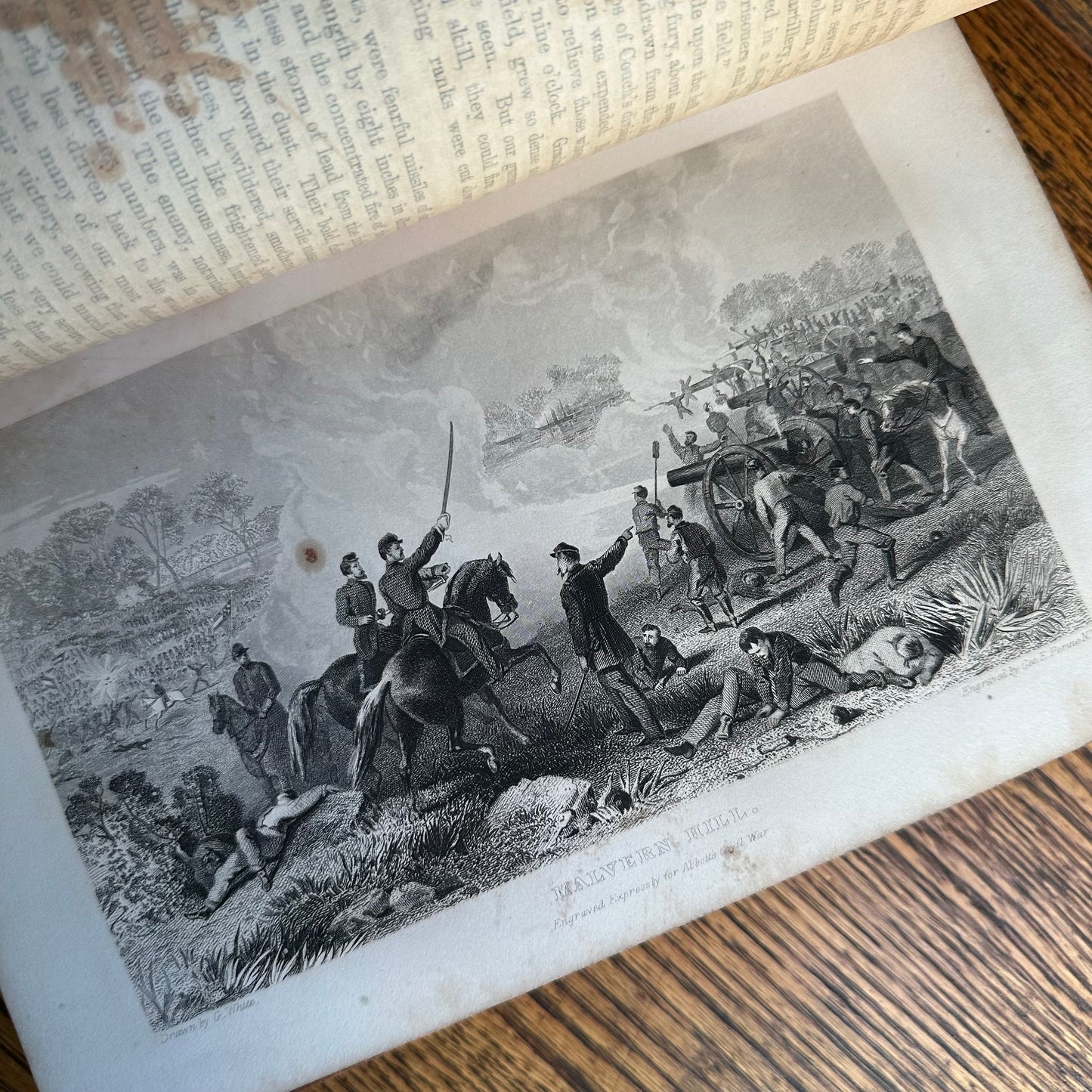 The History of the Civil War in America - A 2-Volume Leather-Bound Set - 1863-1868