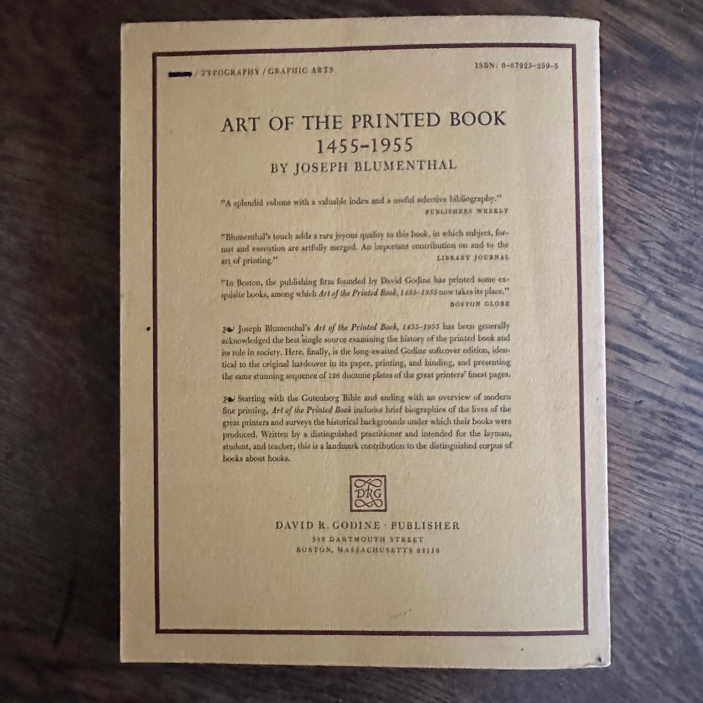 Art of the Printed Book: 1455-1955 (1978)