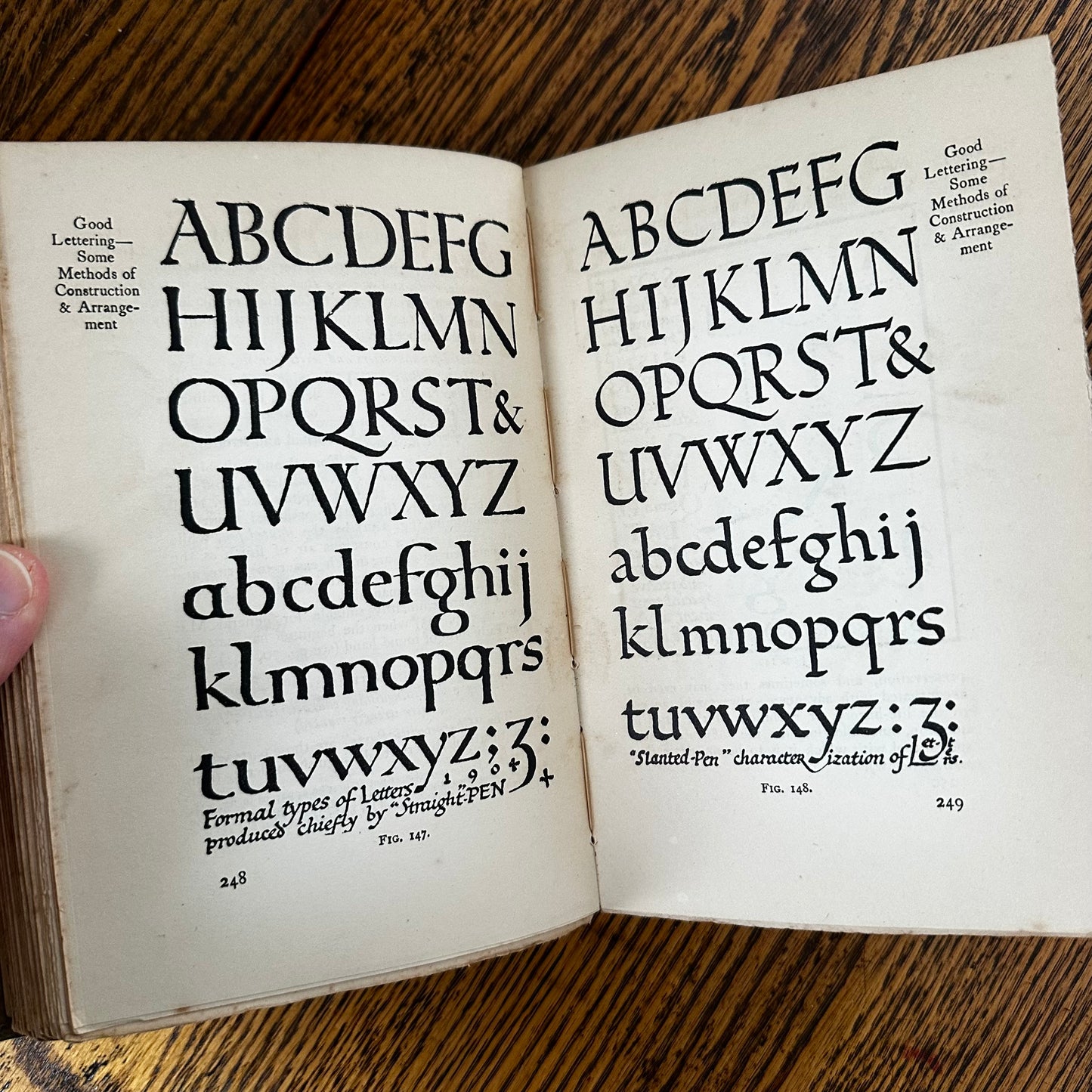 The Artistic Crafts Series of Technical Handbooks: Writing & Illuminating & Lettering by Edward Johnston | 1908 Vintage Calligraphy & Lettering Handbook | Macmillan