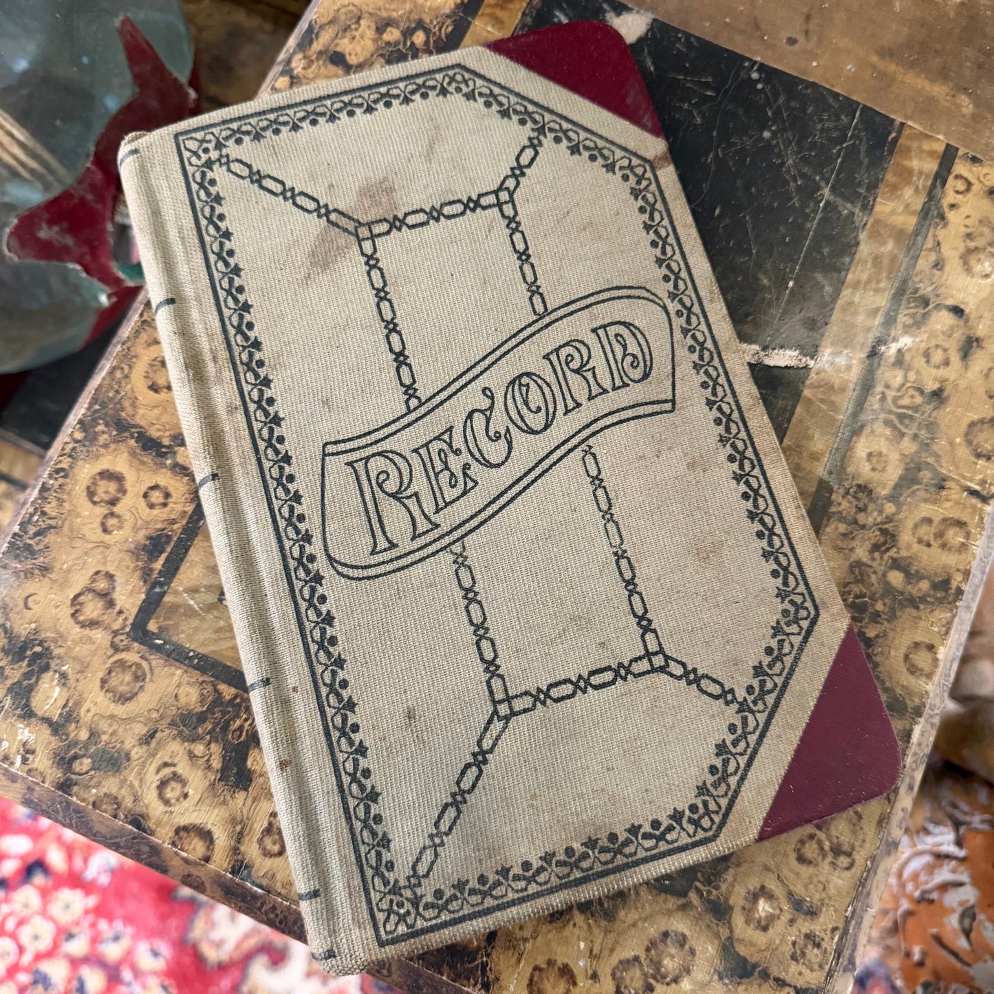 Victorian Autograph Albums 1889–1914 + 1930s Scrapbook + 1928 Ledger + NH Court Record Book Antique Paper Ephemera Collection