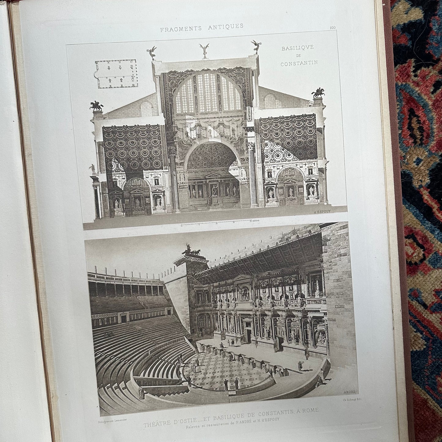 Fragments D’Architecture Antique - 2 Vol. Set - 1897 & 1905