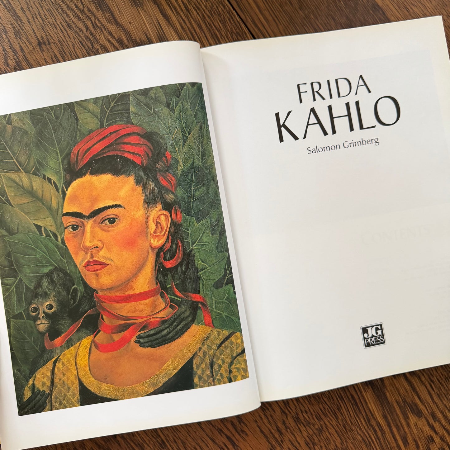 Frida Kahlo by Salomon Grimberg | Oversized Art Book | Hardcover with Dust Jacket | 2004 | Mexican Artist Biography | Illustrated