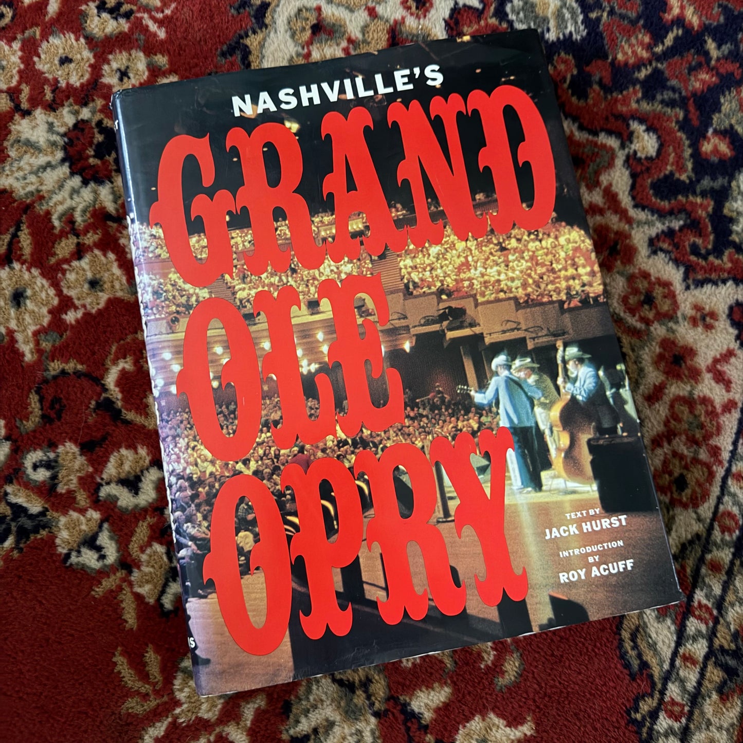Nashville’s Grand Ole Opry by Jack Hurst - 1975 - Harry N. Abrams - Illustrated Country Music History - Giant Vintage Coffee Table Book