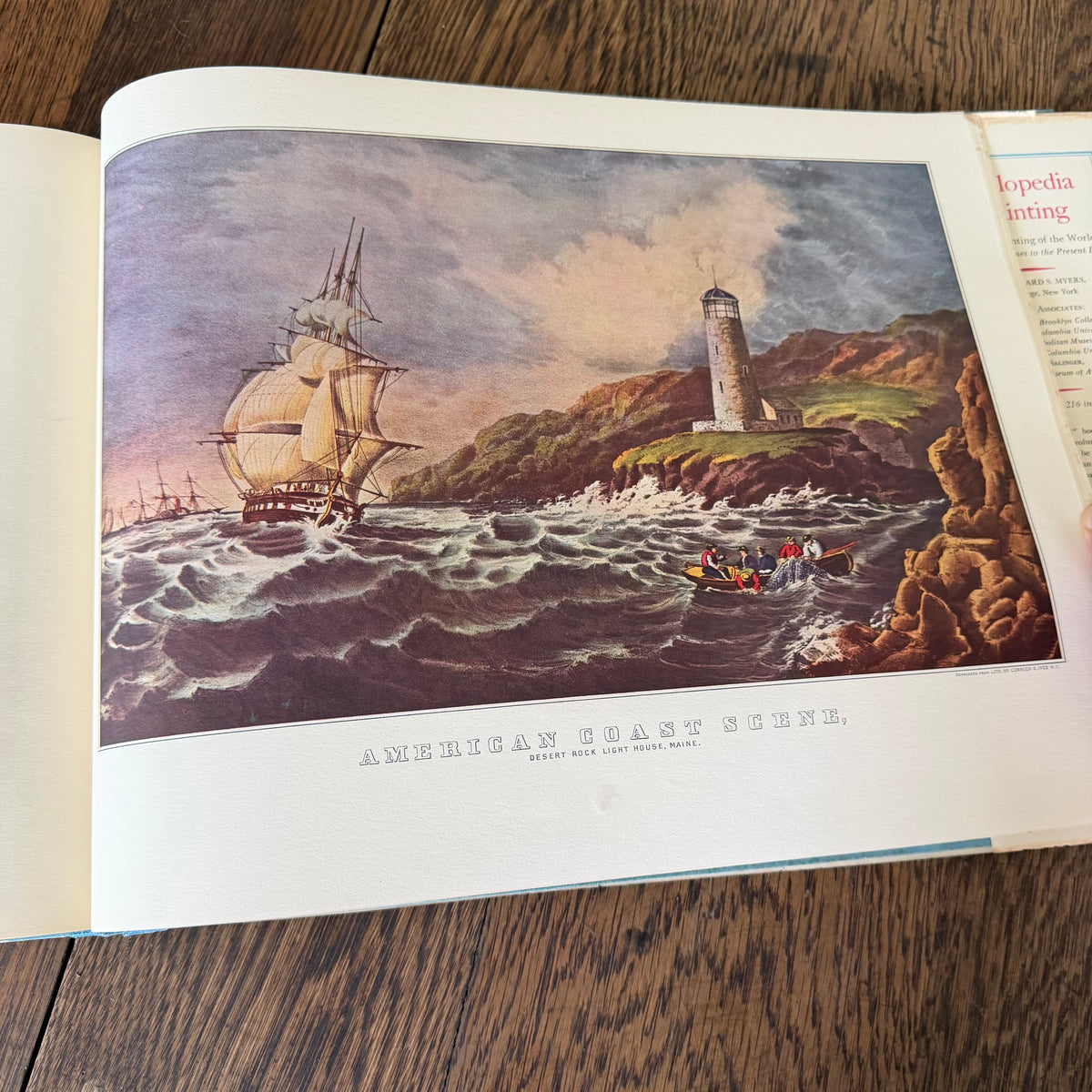 A Currier & Ives Treasury 1955 Colin Simkin | 80 Full Color Prints Americana Art Book Oversized 12x16 Vintage Coffee Table Book Independence Day Decor