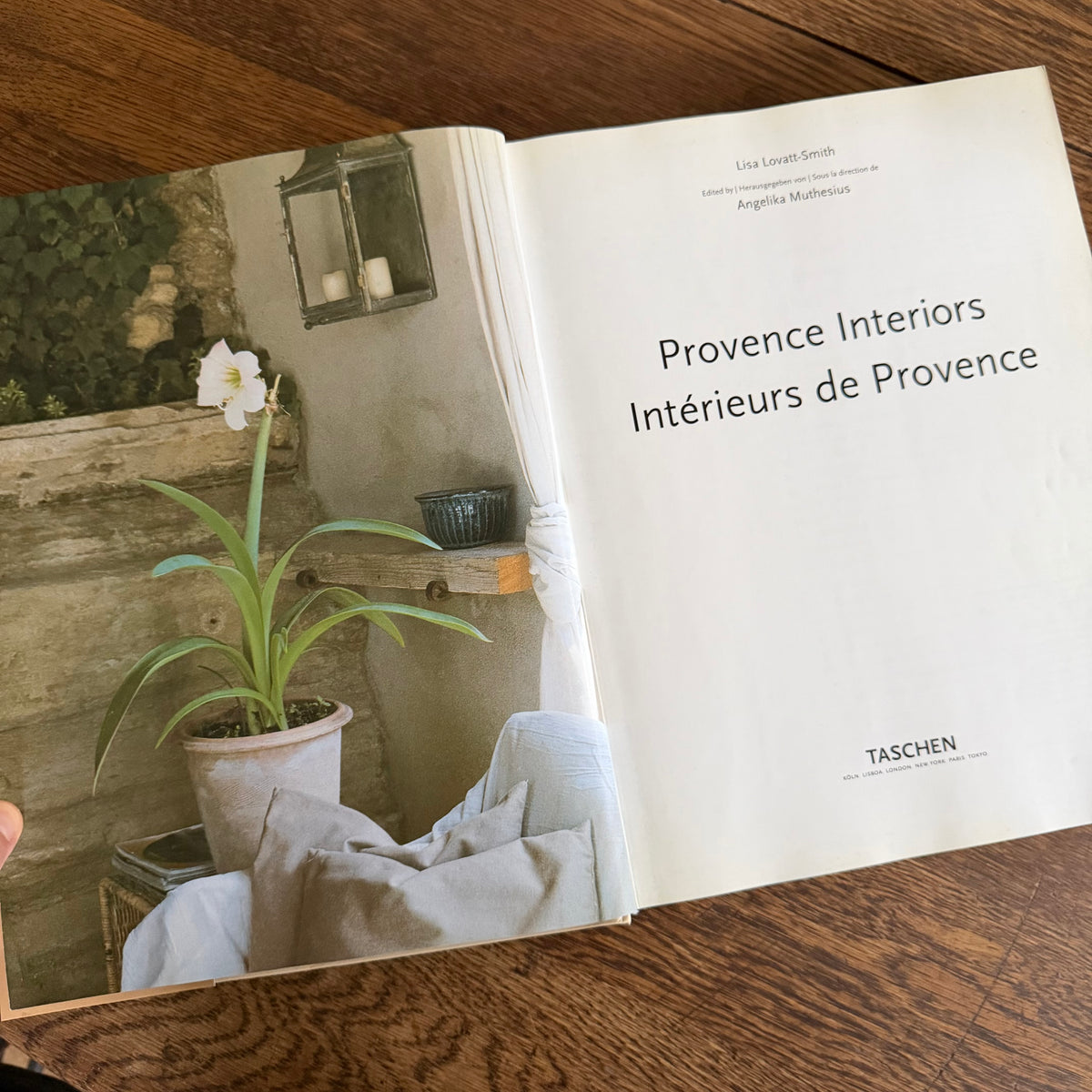 Provence Interiors by Lisa Lovatt-Smith, 1996 Taschen, French Country Interior Design, Gorgeous, Large, Illustrated Coffee Table Book