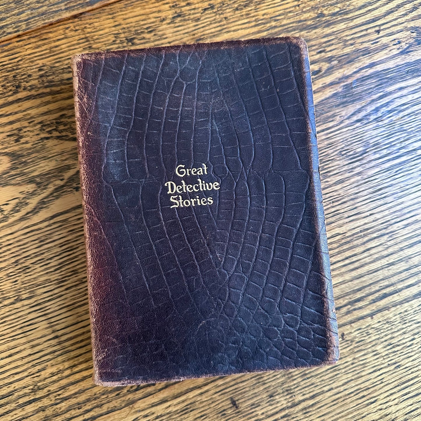 A Set of 2 Antique Leather-Bound Books of Mystery and Intrigue - 1927-28