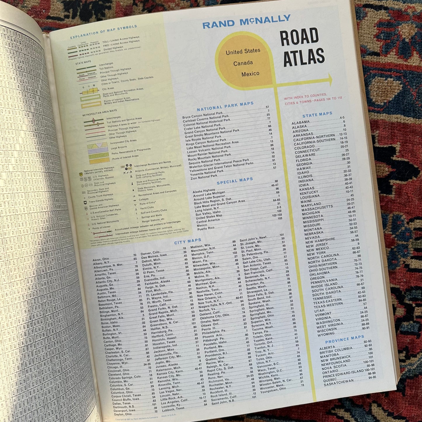 Leahy’s 1961 Hotel & Motel Guide and Travel Atlas