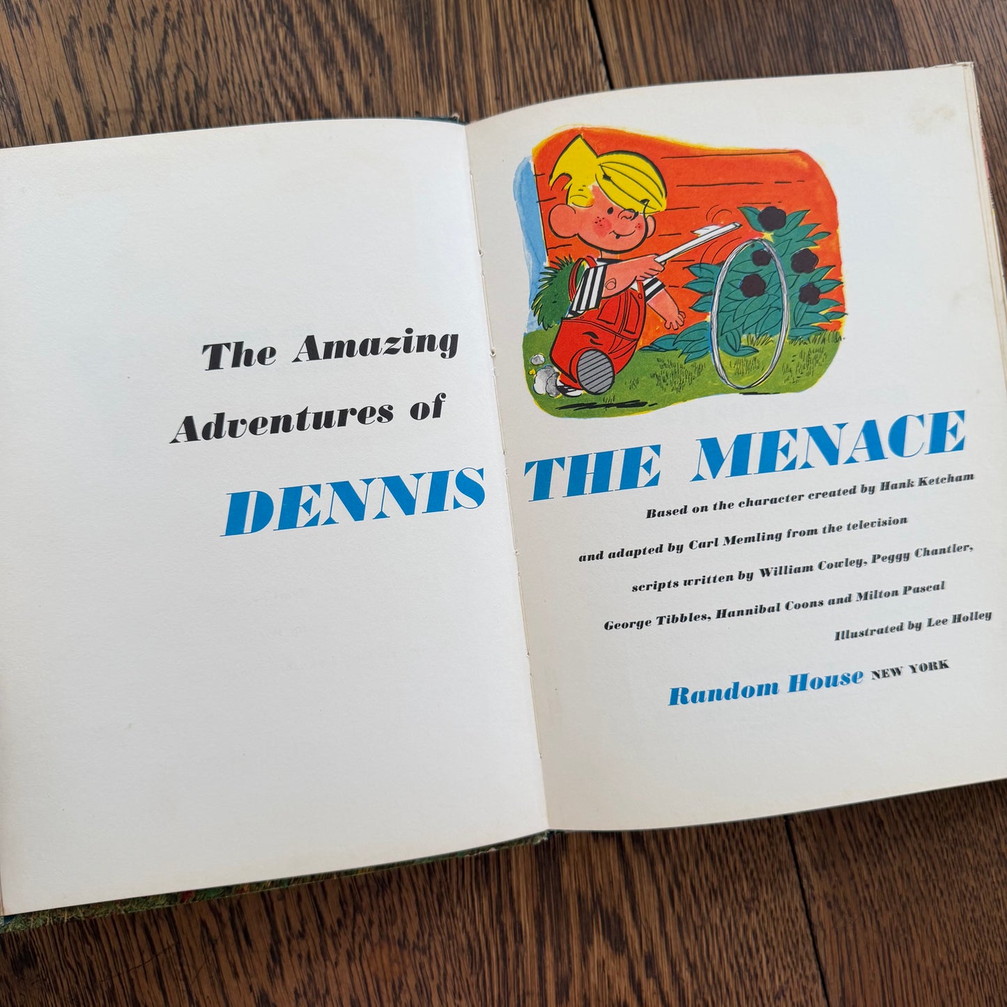 The Amazing Adventures of Dennis the Menace | 1961 Random House Books for Children | Lee Holley Illustrated | Hank Ketcham | Vintage Children’s Book