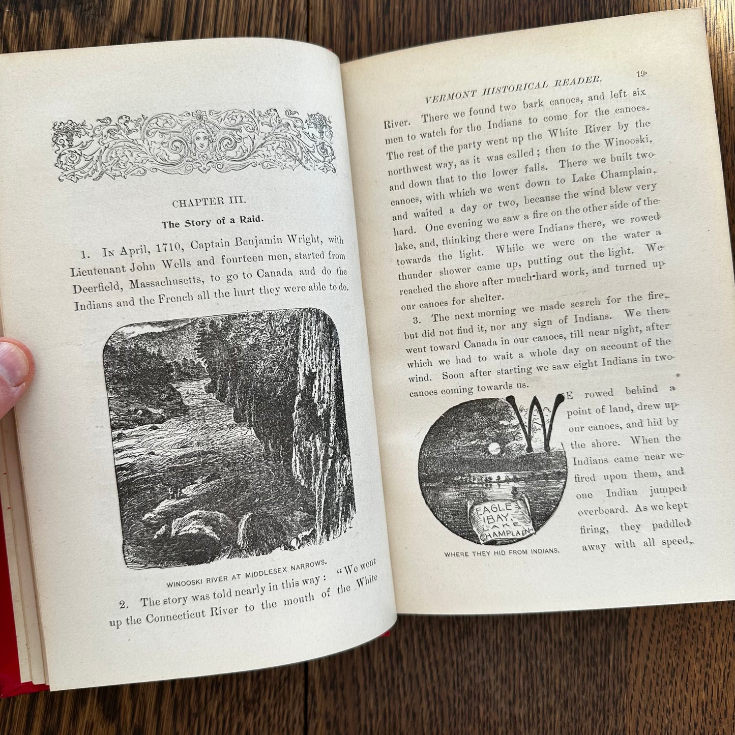 1895 Vermont Historical Reader for Primary Schools by Edward Conant — Illustrated VT Geography & Civil Government Antique Schoolbook