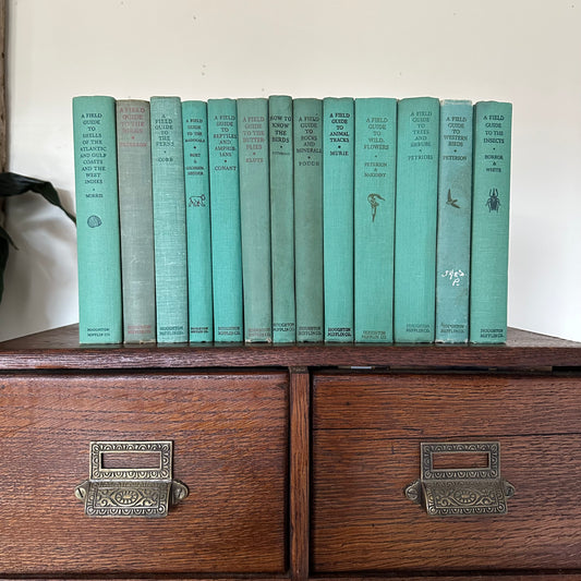A Collection of 13 Vintage Peterson Field Guides!