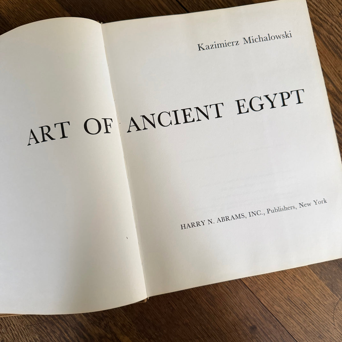 HUGE Coffee Table Book:  Art of Ancient Egypt by Kazimierz Michalowski, 1969 Abrams, 600-Page Illustrated Masterpiece!