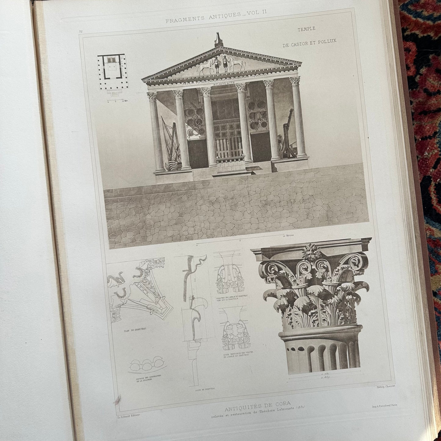 Fragments D’Architecture Antique - 2 Vol. Set - 1897 & 1905