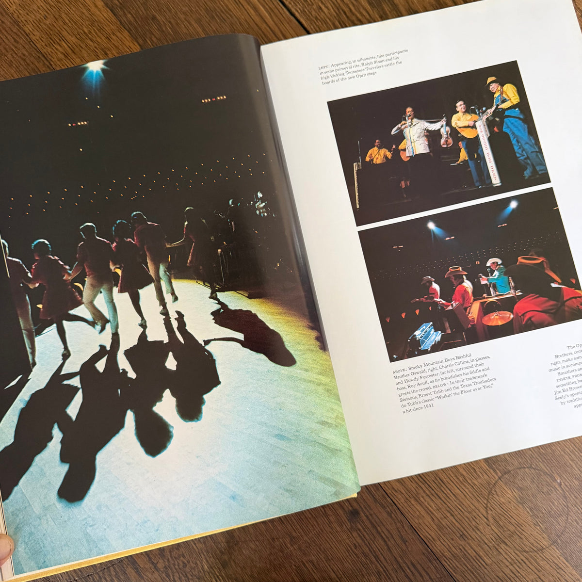 Nashville’s Grand Ole Opry by Jack Hurst - 1975 - Featuring Dolly Parton and Other Greats - Illustrated Country Music History - Giant Vintage Coffee Table Book