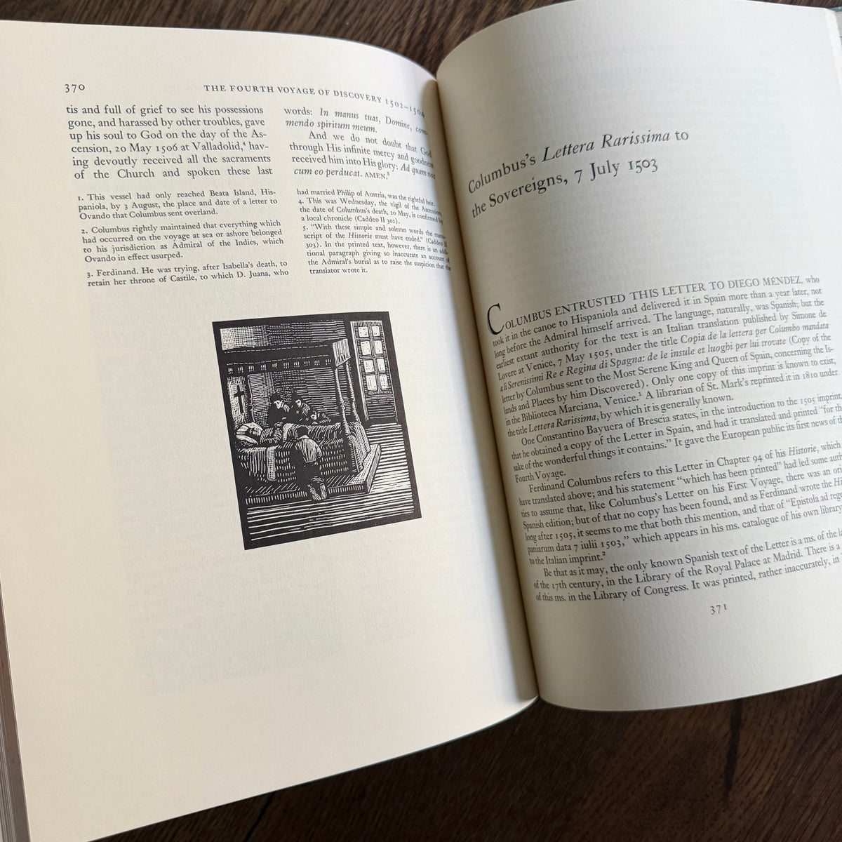 Journals & Other Documents on the Life & Voyages of Christopher Columbus, 1963 — Samuel Eliot Morison, Illustrated by Lima de Freitas | Heritage Press