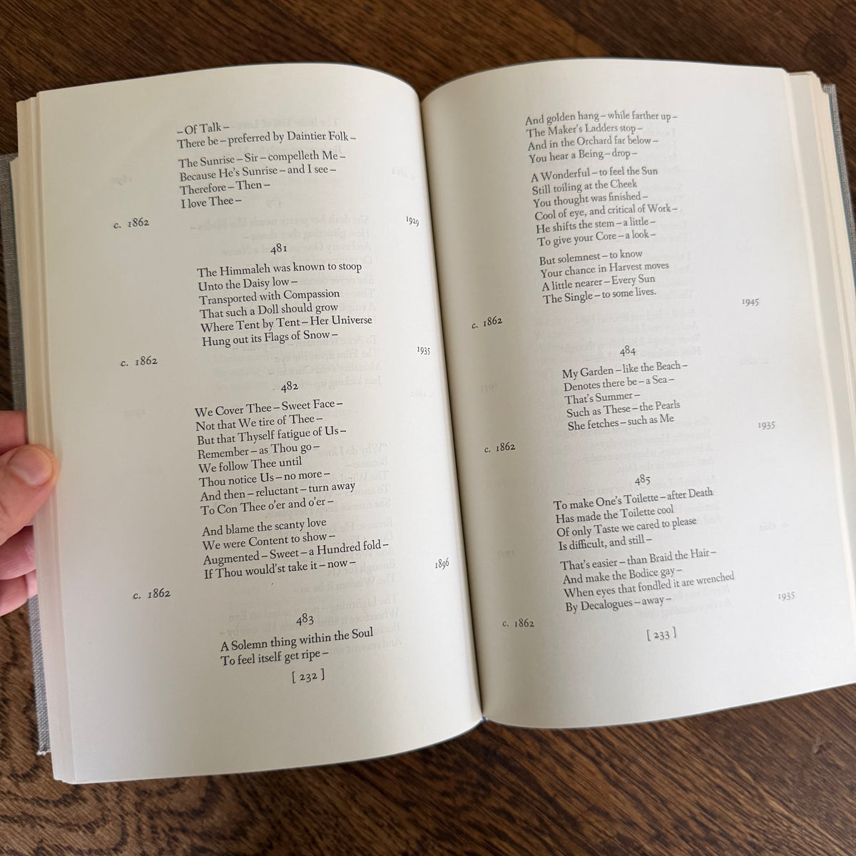 The Complete Poems of Emily Dickinson, Edited by Thomas H. Johnson, 1960 - Little Brown, 1,775 Poems
