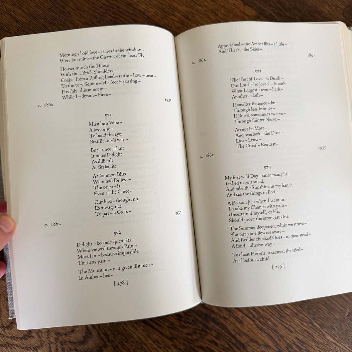 The Complete Poems of Emily Dickinson, Edited by Thomas H. Johnson, 1960 - Little Brown, 1,775 Poems
