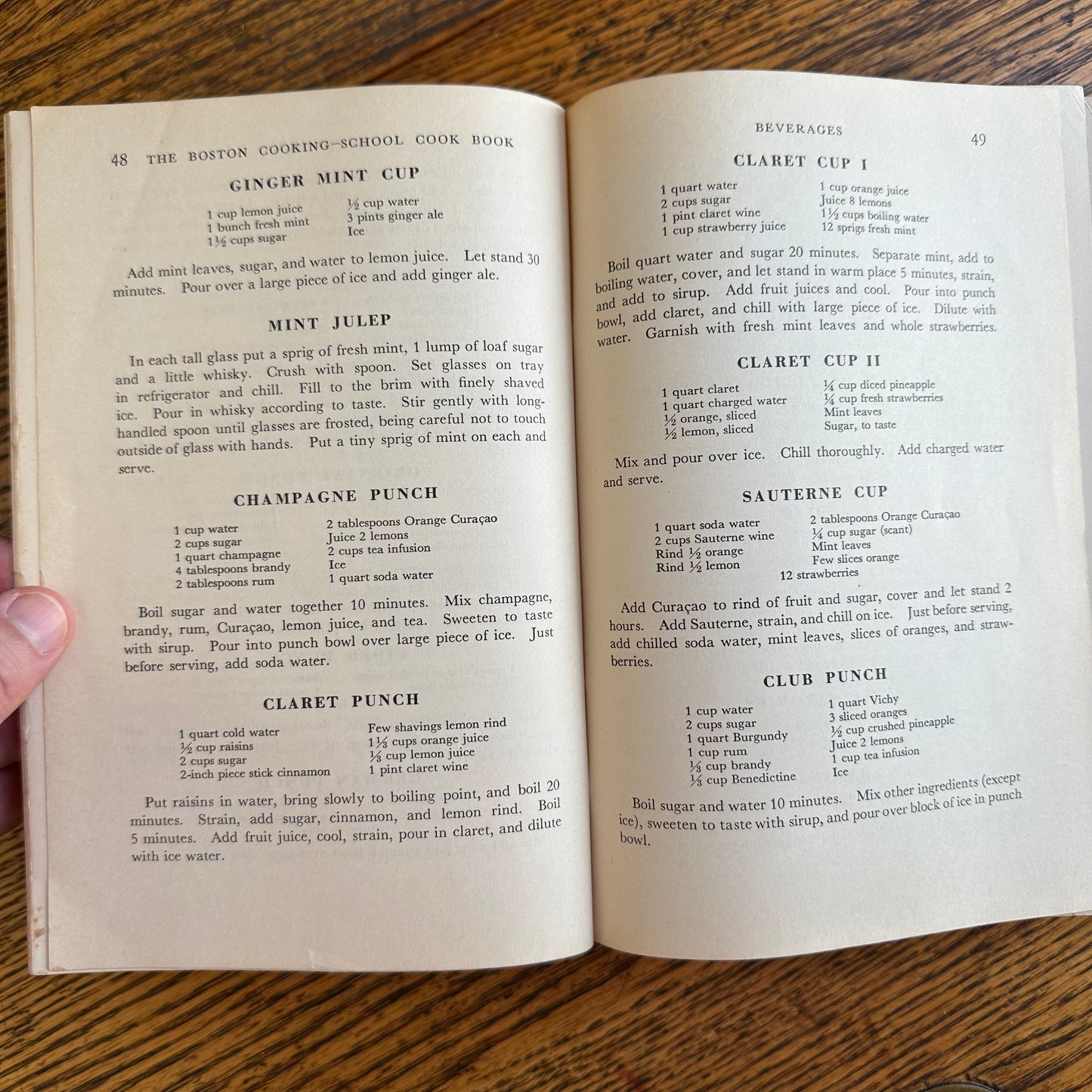 The Boston Cooking School Cook Book by Fannie Farmer - 1938