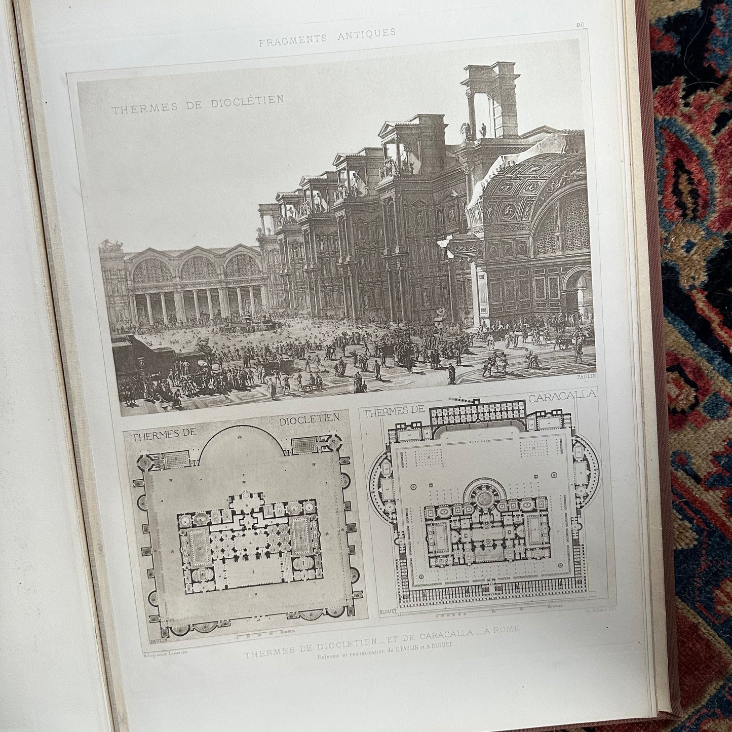 Fragments D’Architecture Antique - 2 Vol. Set - 1897 & 1905