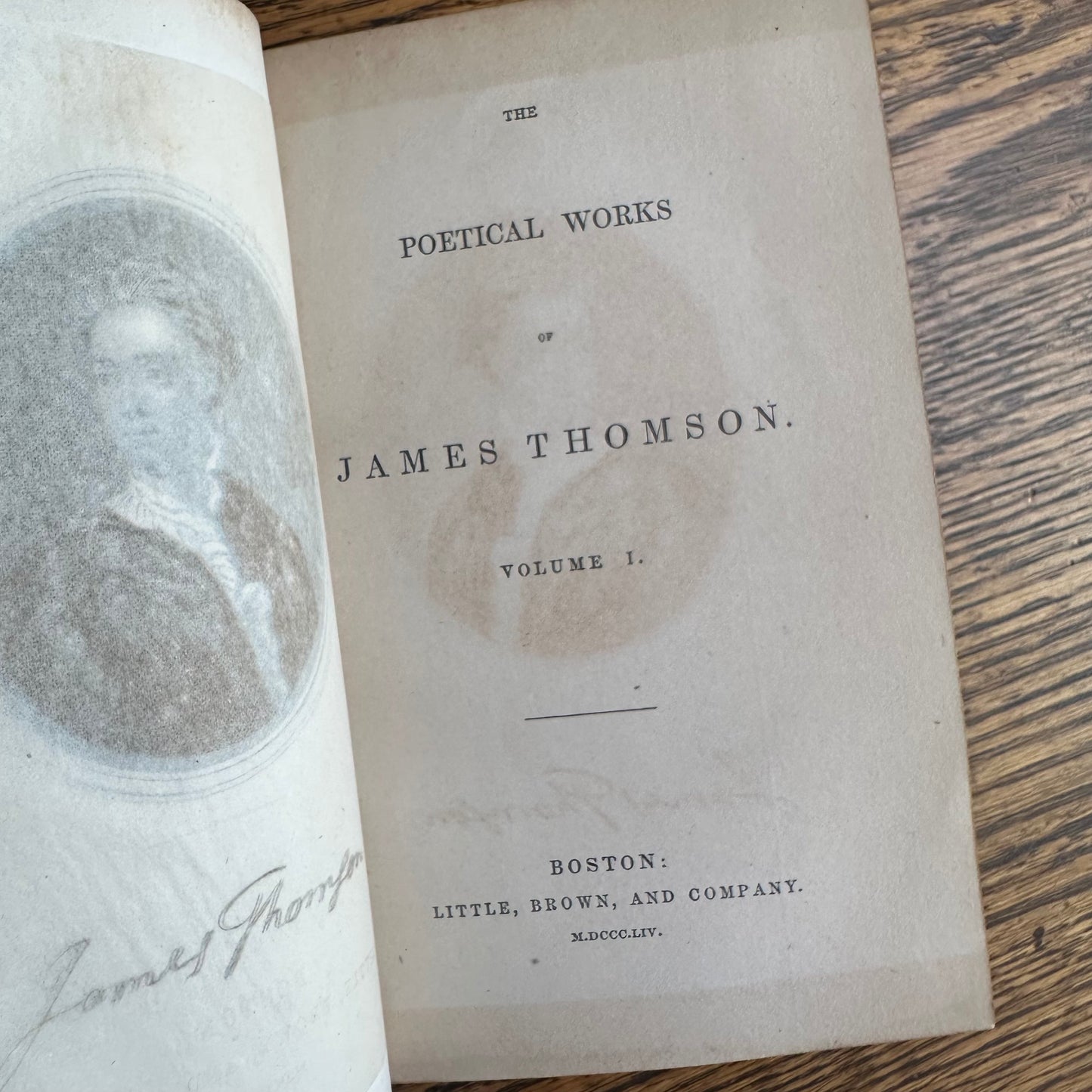 Collection of 19 Volumes from The British Poets Series - 1854-59