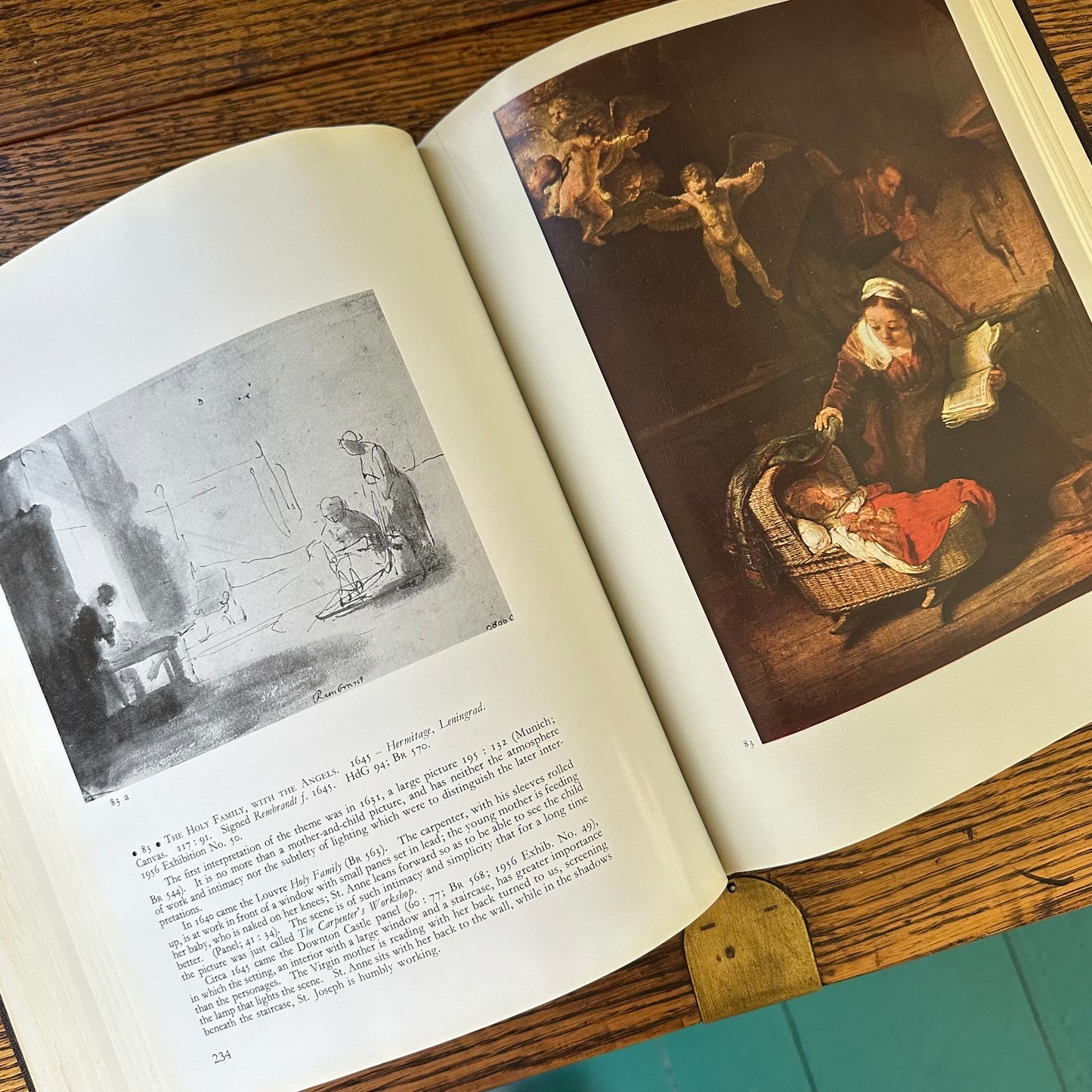 Vintage 1960 Rembrandt Claude Roger-Marx Art Book Universe Books NY Illustrated Fine Art Monograph Dutch Master Painting Hardcover