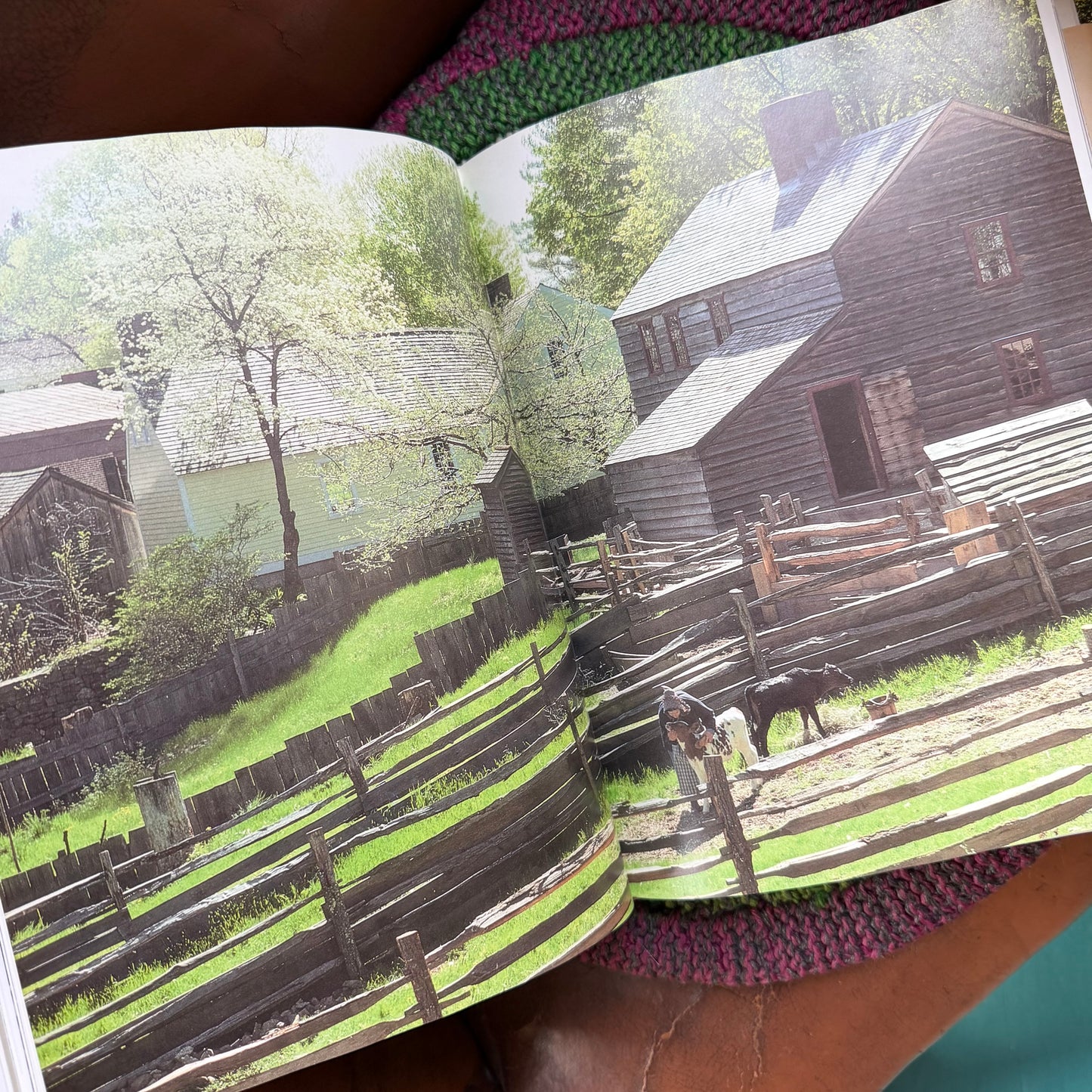 Old Sturbridge Village Coffee Table Book | 1996 Harry N Abrams Hardcover | Colonial New England History | Massachusetts Photography Book