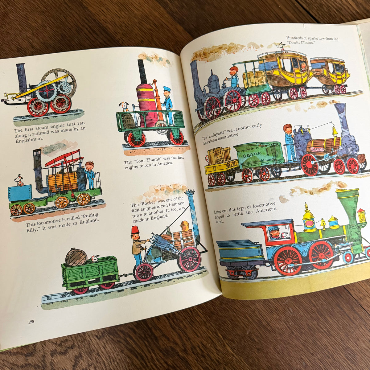 Richard Scarry Books Set of 2, Going Places & Fun with Words, 1971 Look & Learn Library, Golden Press