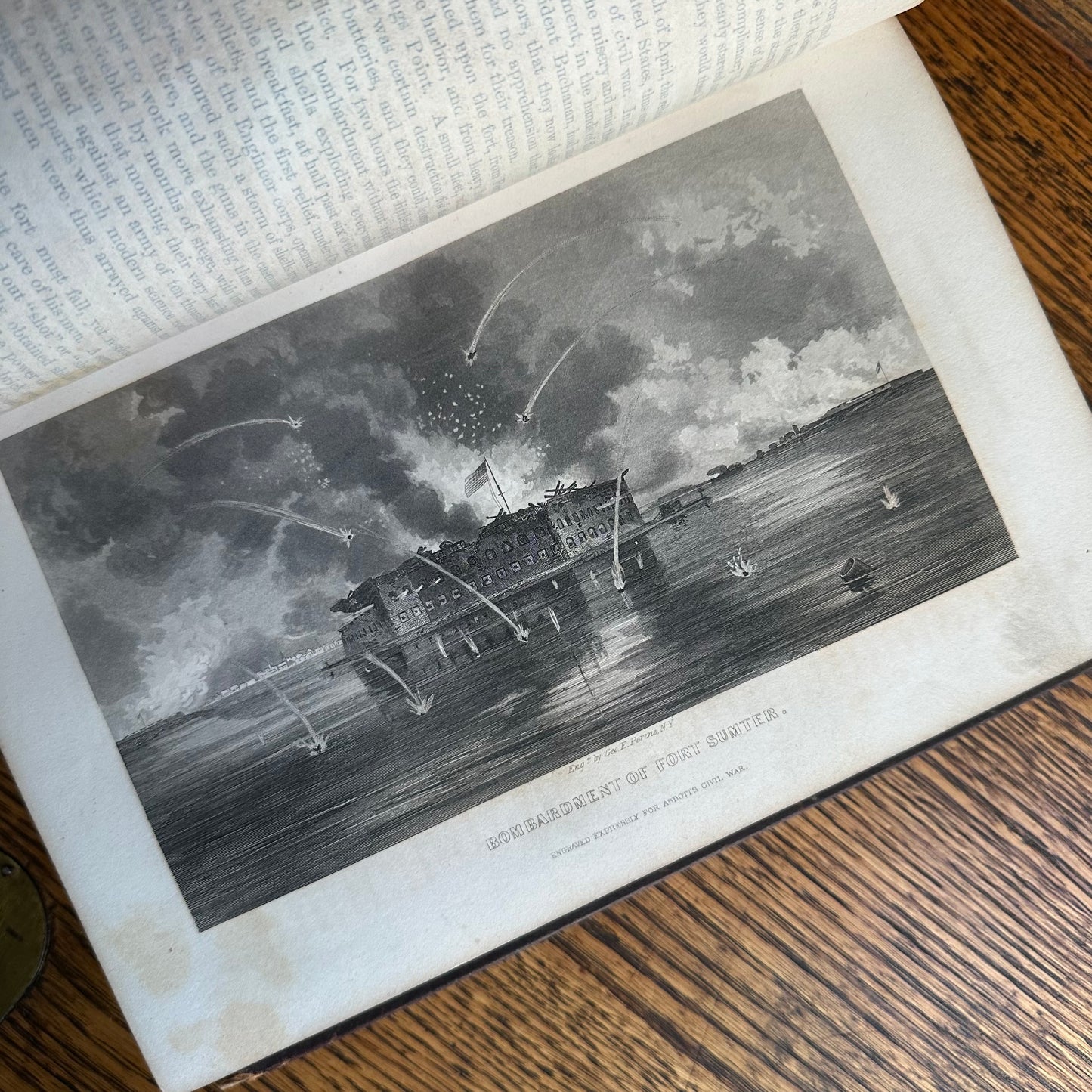 The History of the Civil War in America - A 2-Volume Leather-Bound Set - 1863-1868