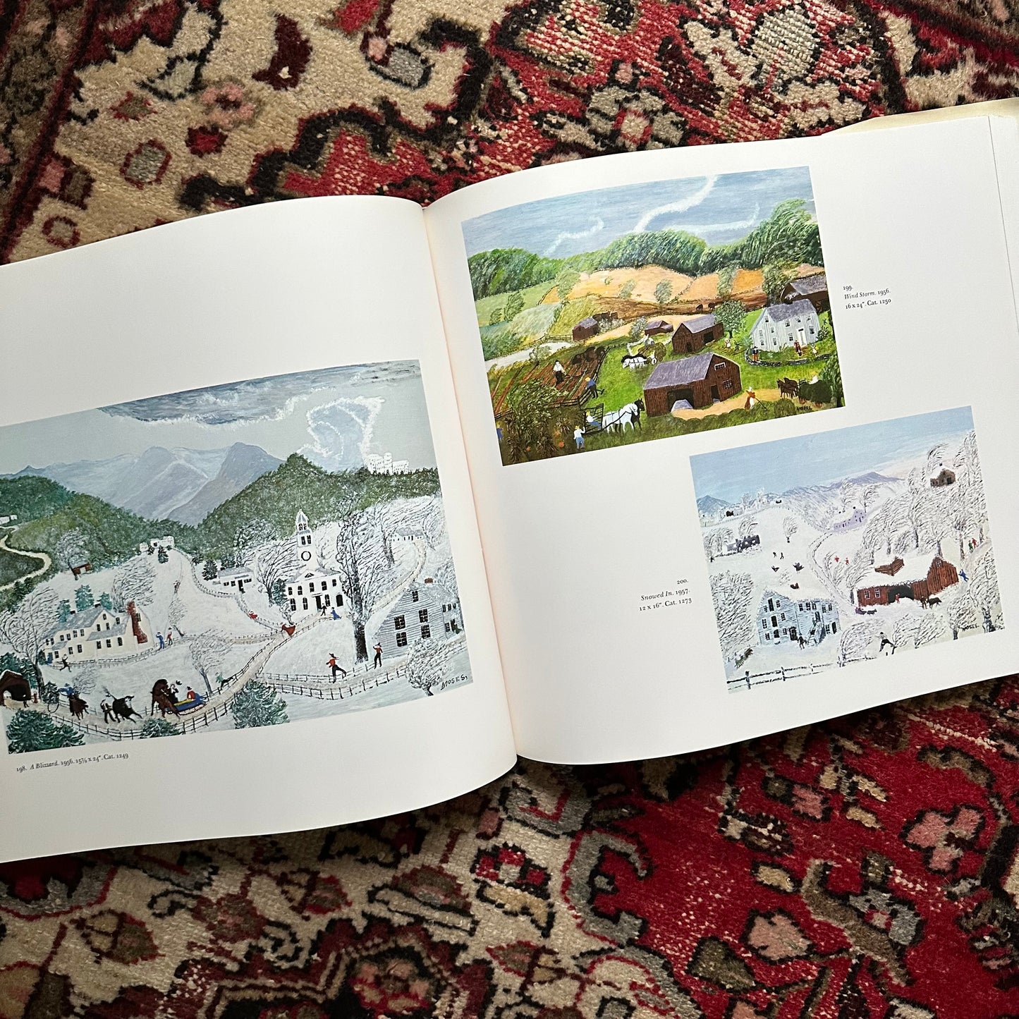 Otto Kallir’s Giant, Vintage Book of Grandma Moses’ Art!