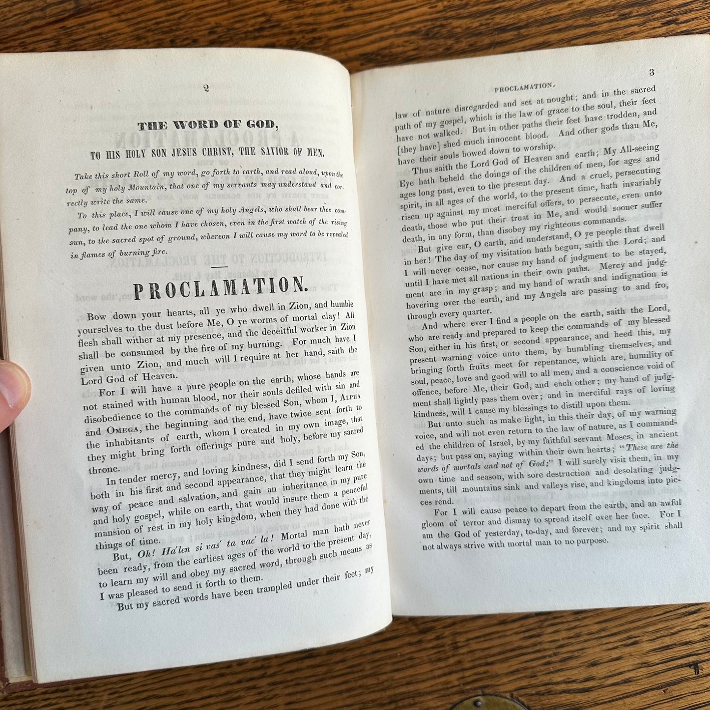 A Collection of 5 Leather-Bound 19th Century Books of Religion