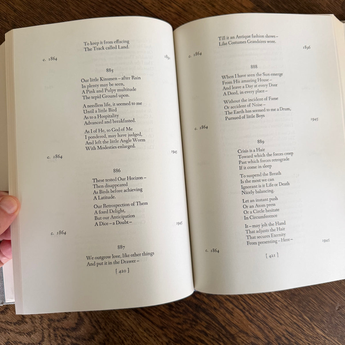 The Complete Poems of Emily Dickinson, Edited by Thomas H. Johnson, 1960 - Little Brown, 1,775 Poems